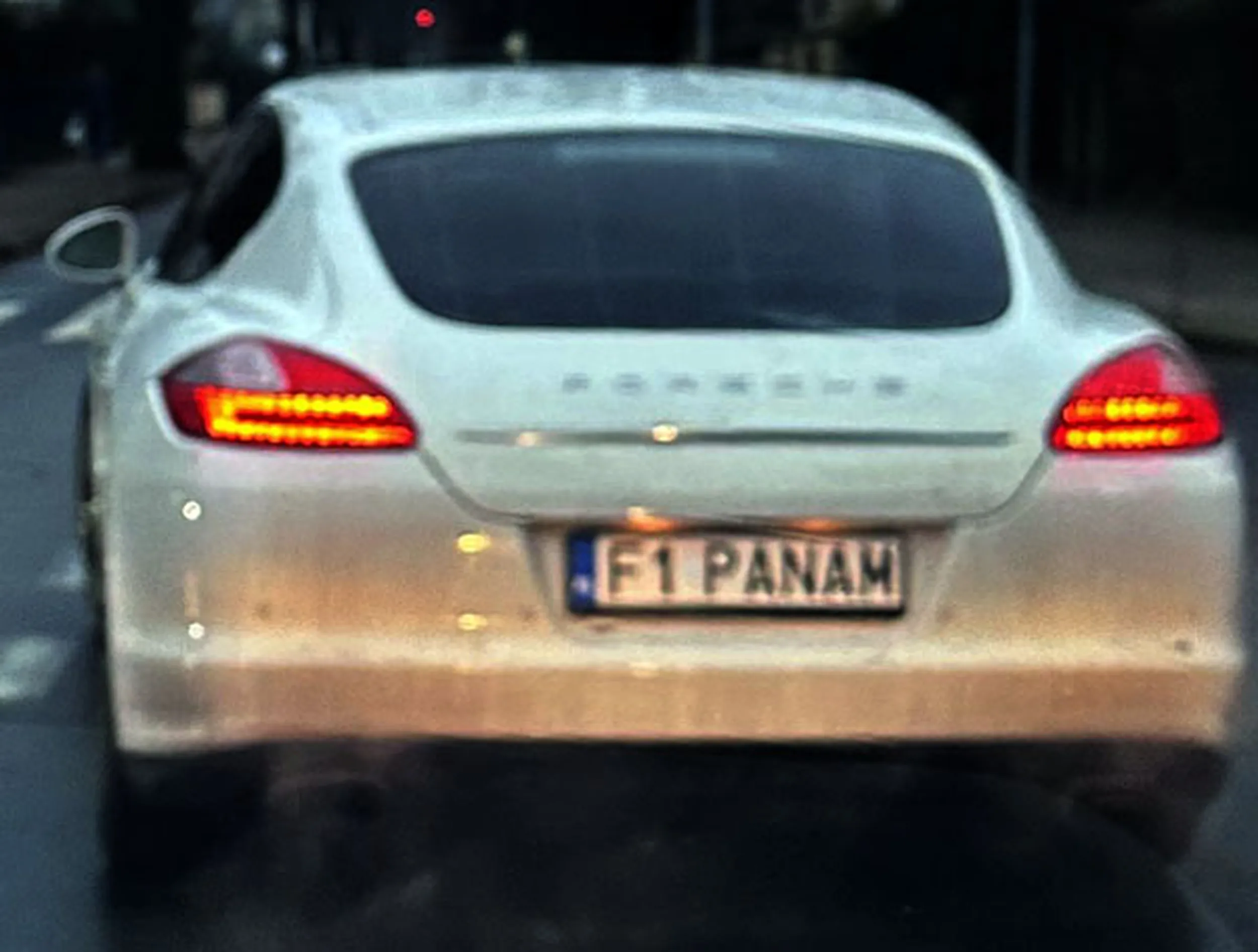 Fajny numer, blacha F1 PANAM