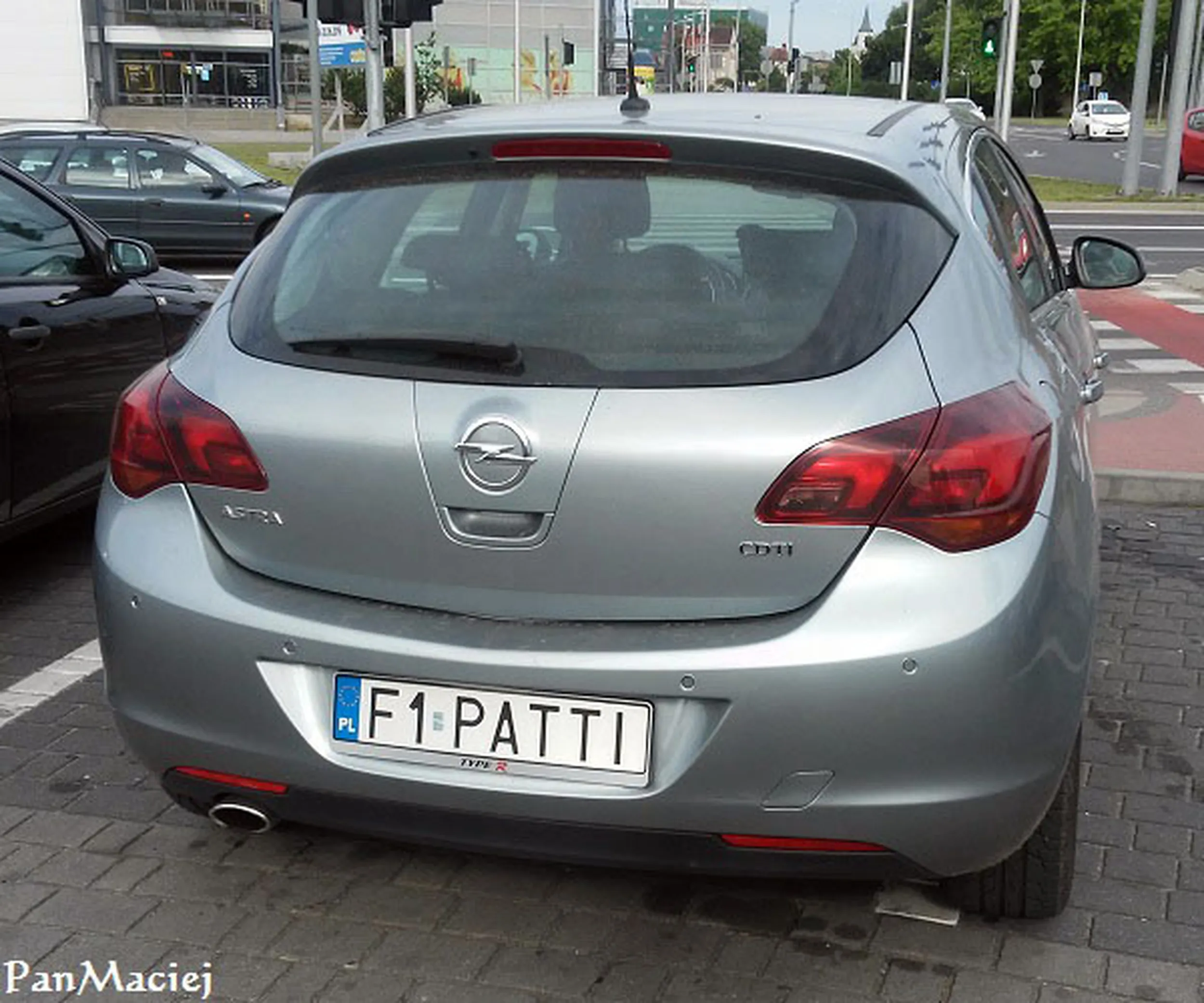 Fajny numer, blacha F1 PATTI