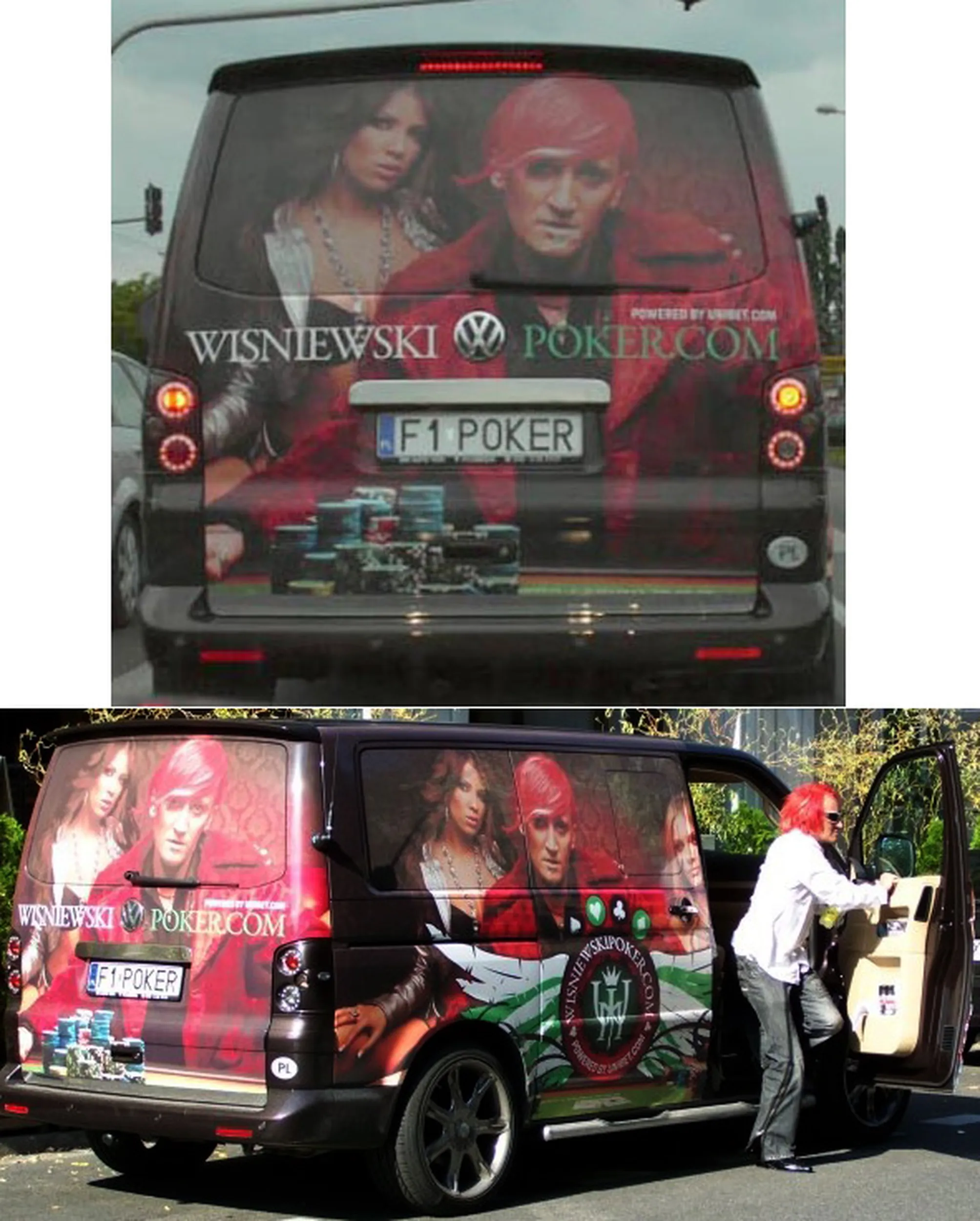 Fajny numer, blacha F1 POKER