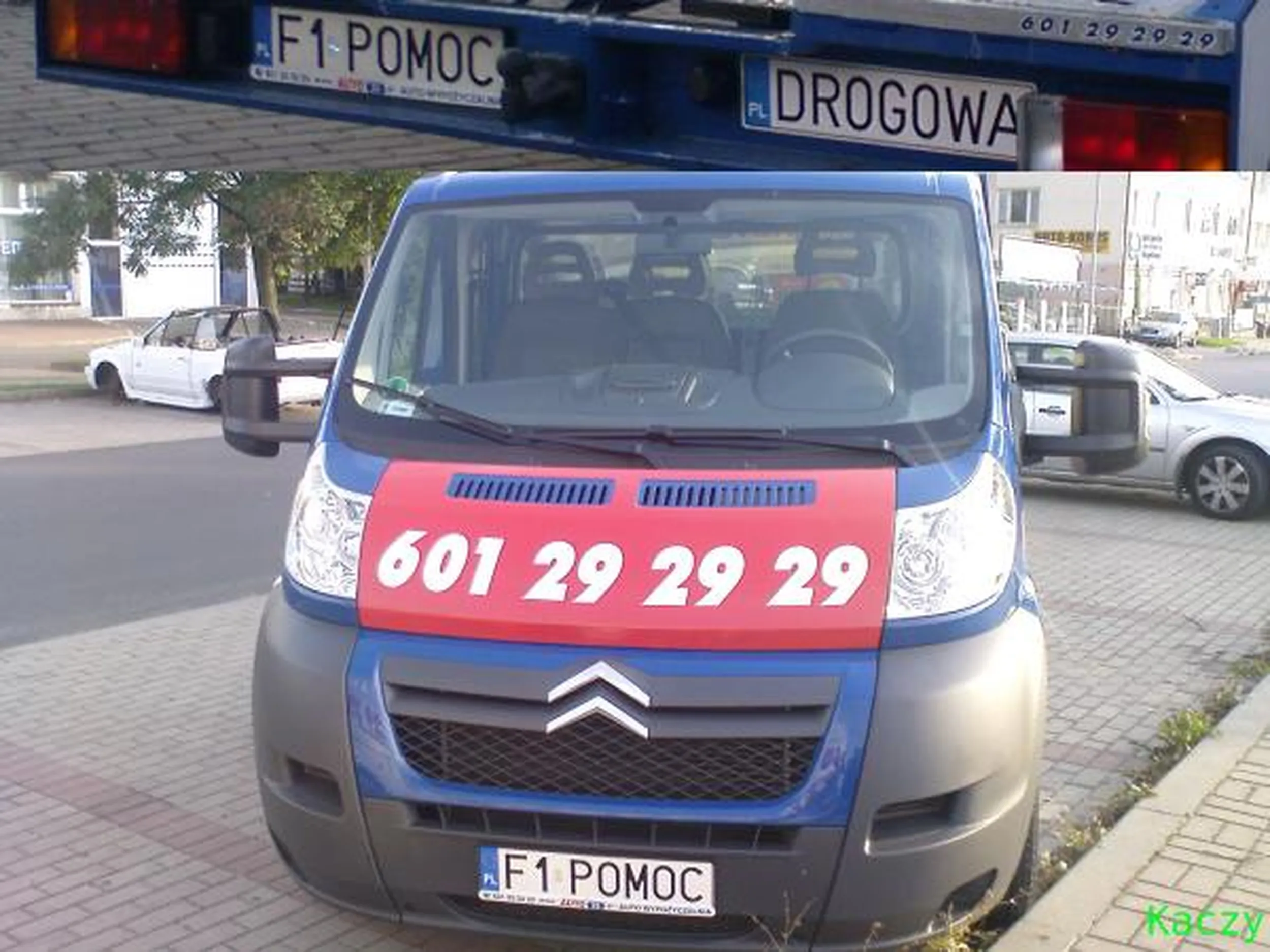 Fajny numer, blacha F1 POMOC