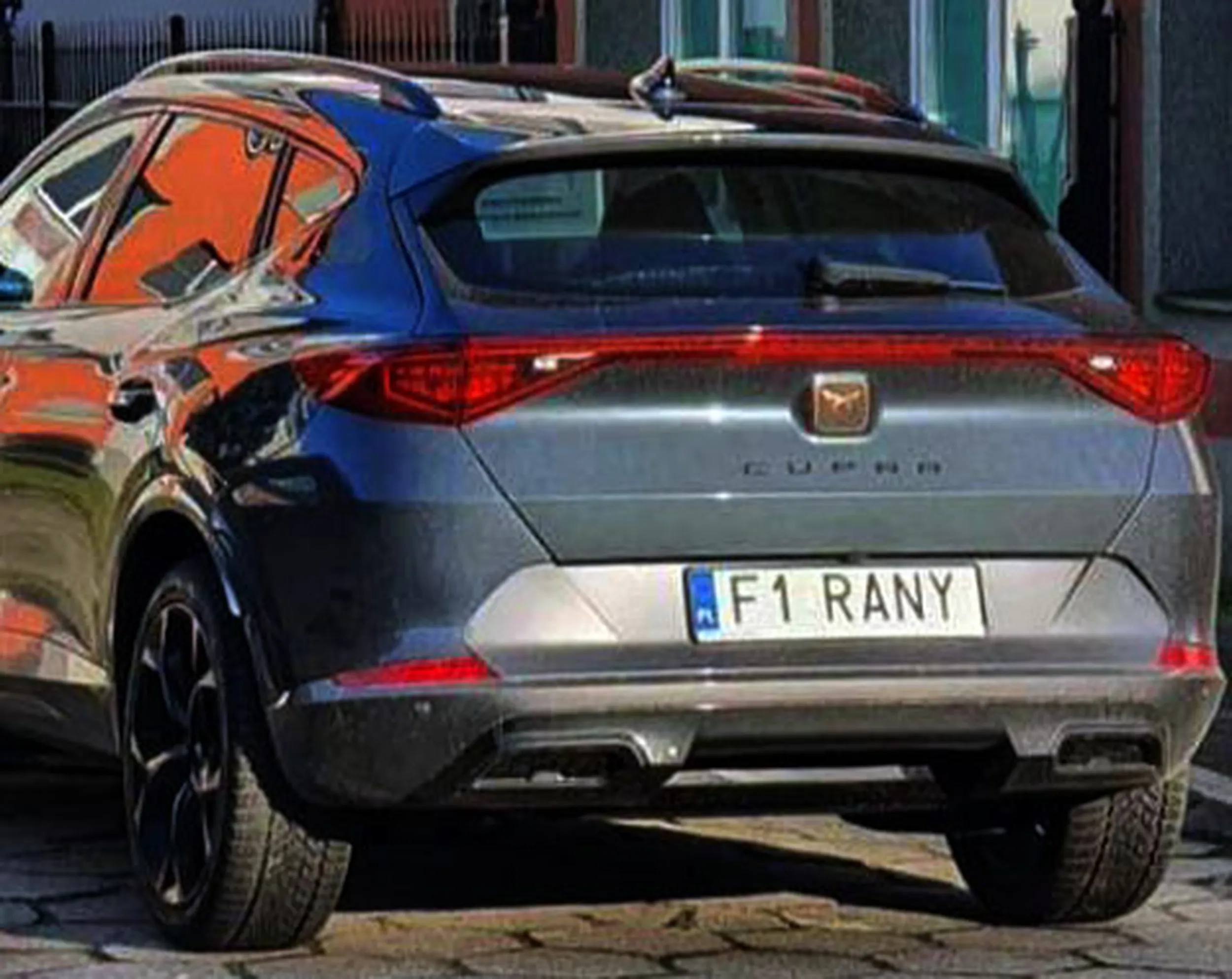 Fajny numer, blacha F1 RANY