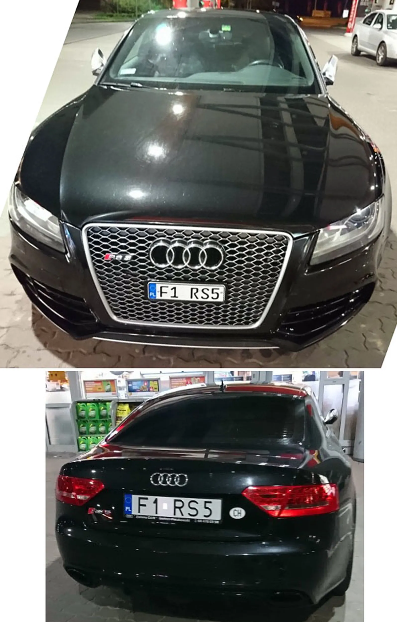 Fajny numer, blacha F1 RS5