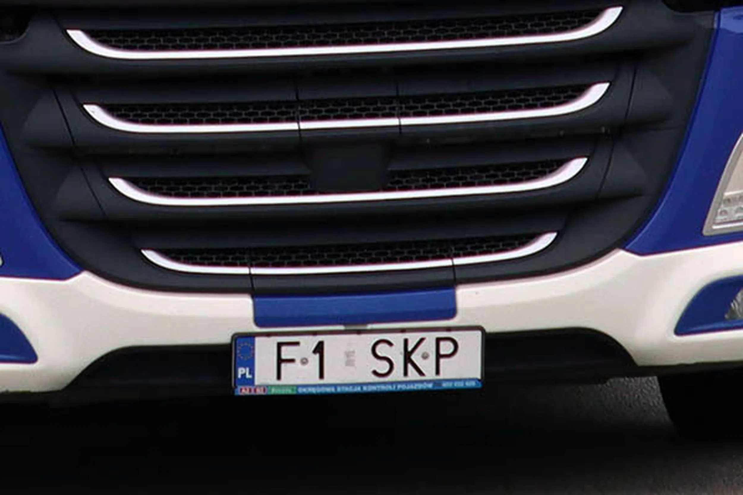 Fajny numer, blacha F1 SKP