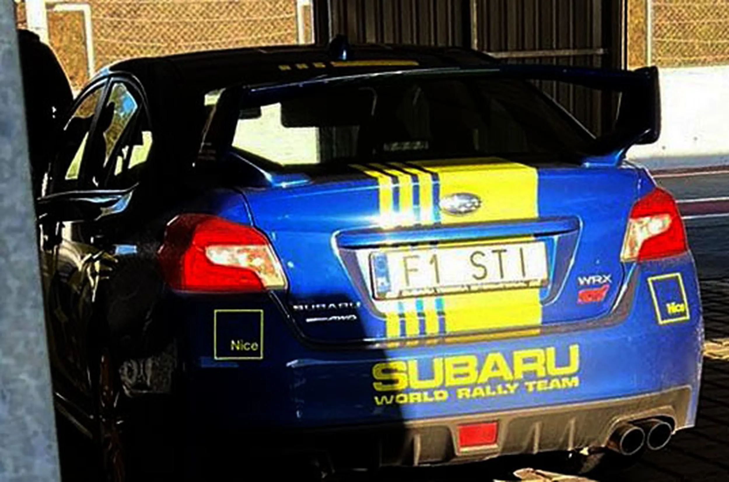 Fajny numer, blacha F1 STI