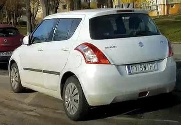 Fajny numer, blacha F1 SWIFT