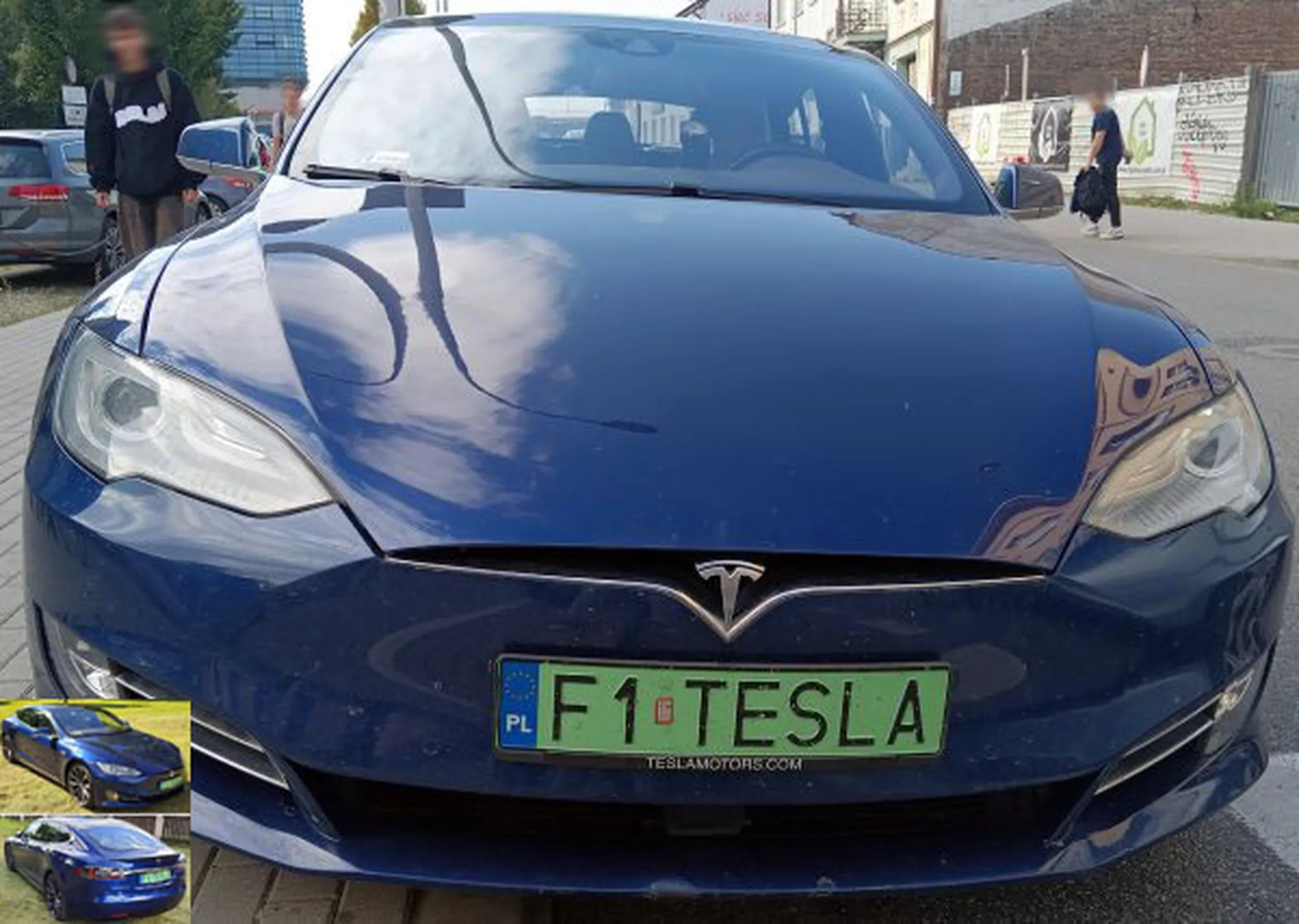 Fajny numer, blacha F1 TESLA