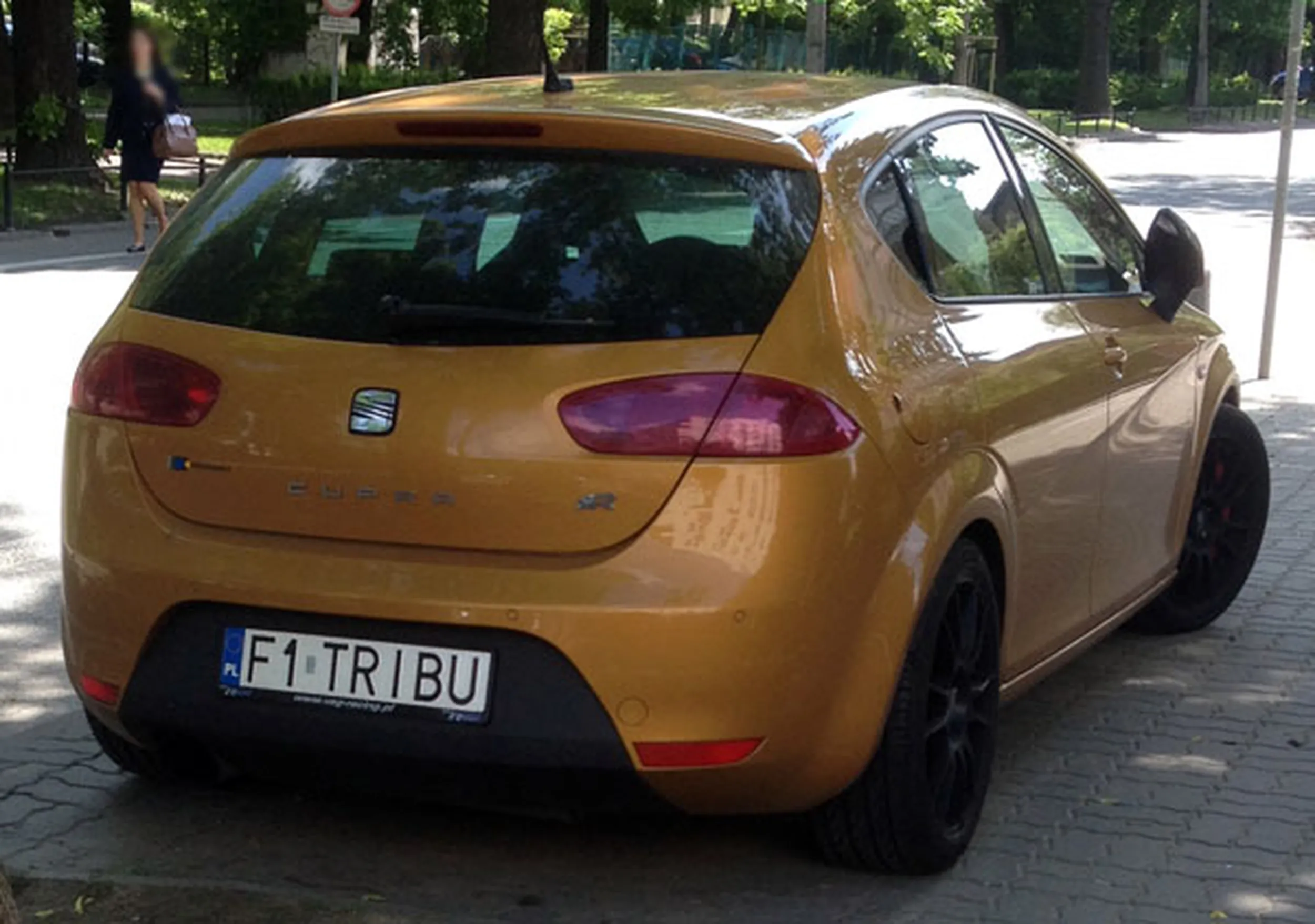 Fajny numer, blacha F1 TRIBU