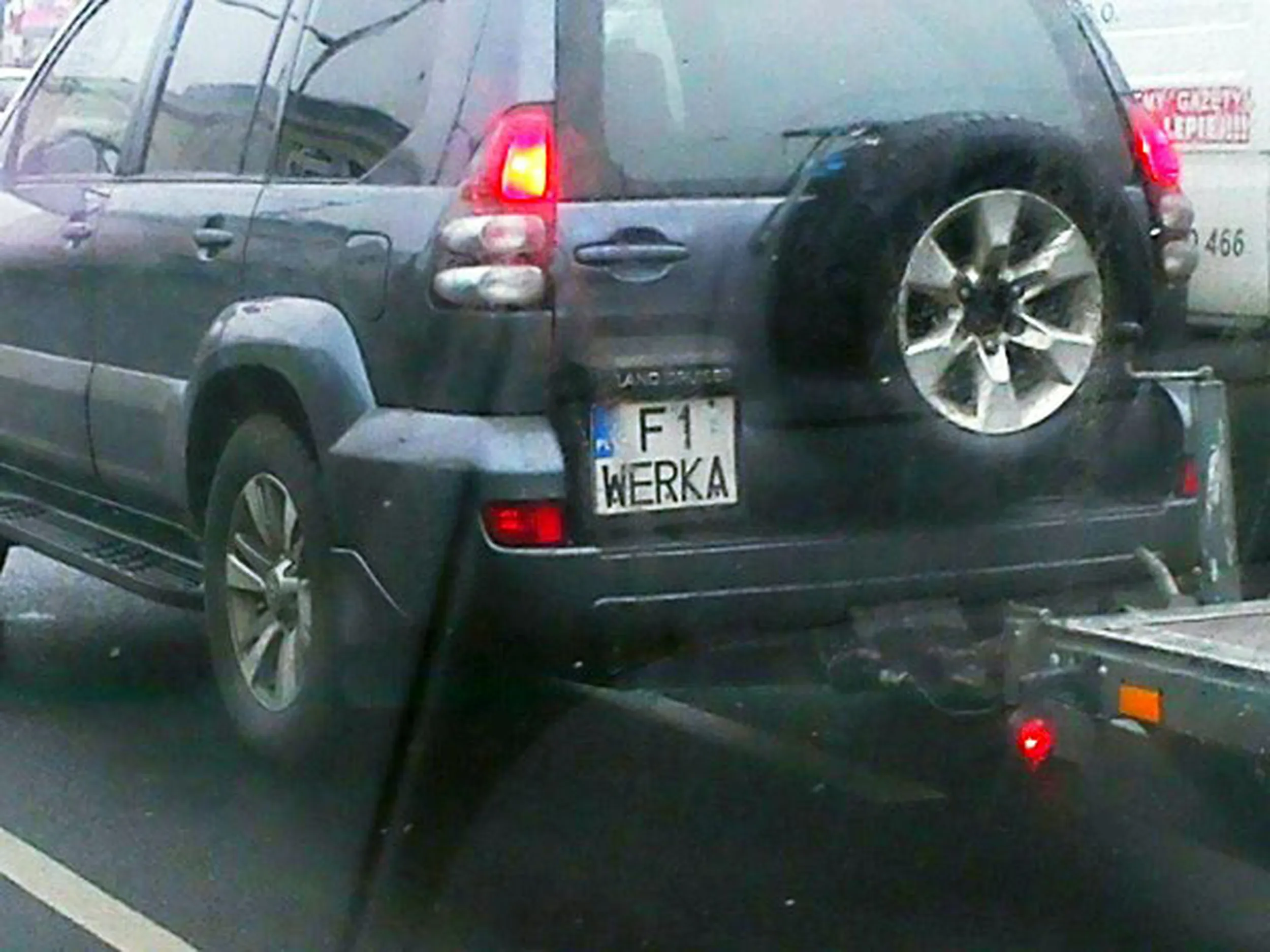 Fajny numer, blacha F1 WERKA