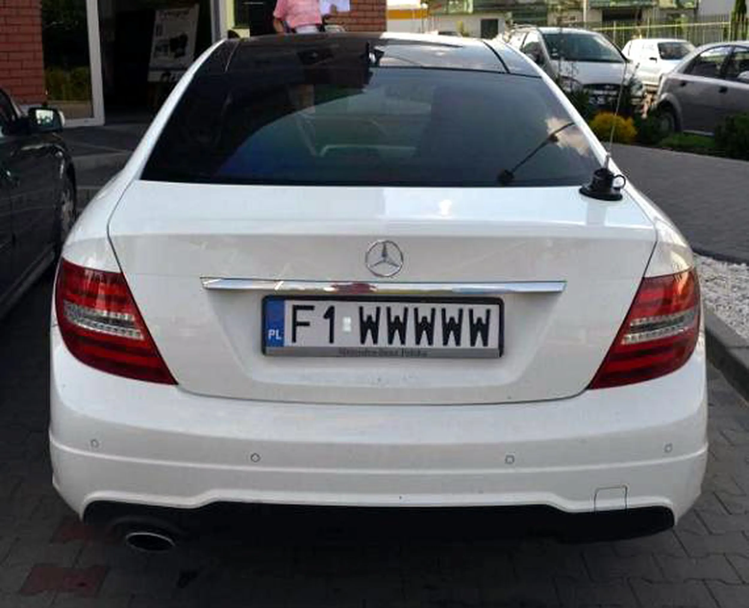 Fajny numer, blacha F1 WWWWW