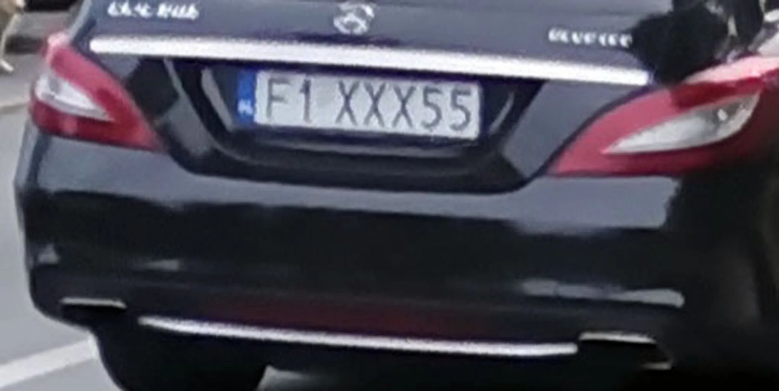 Fajny numer, blacha F1 XXX55