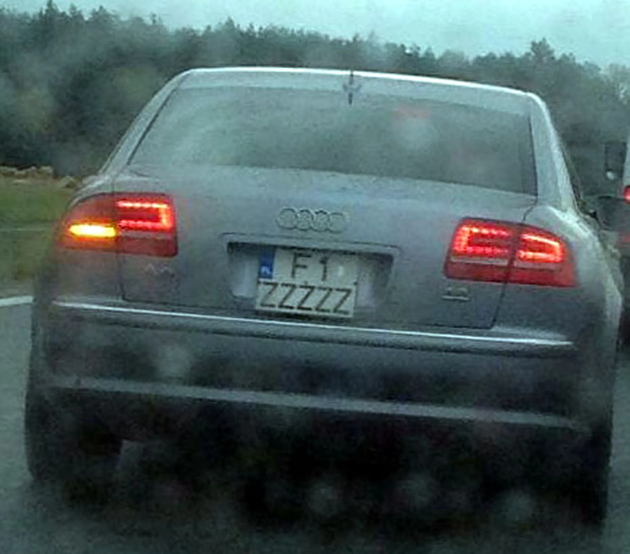 Fajny numer, blacha F1 ZZZZZ