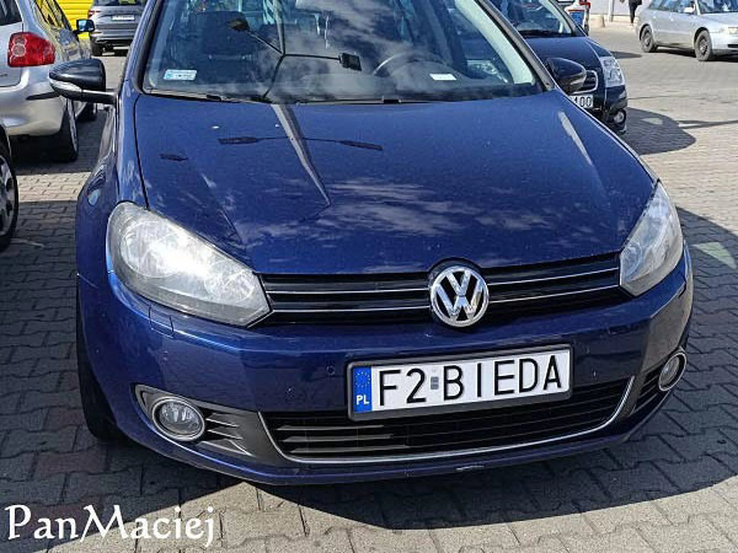 Fajny numer, blacha F2 BIEDA