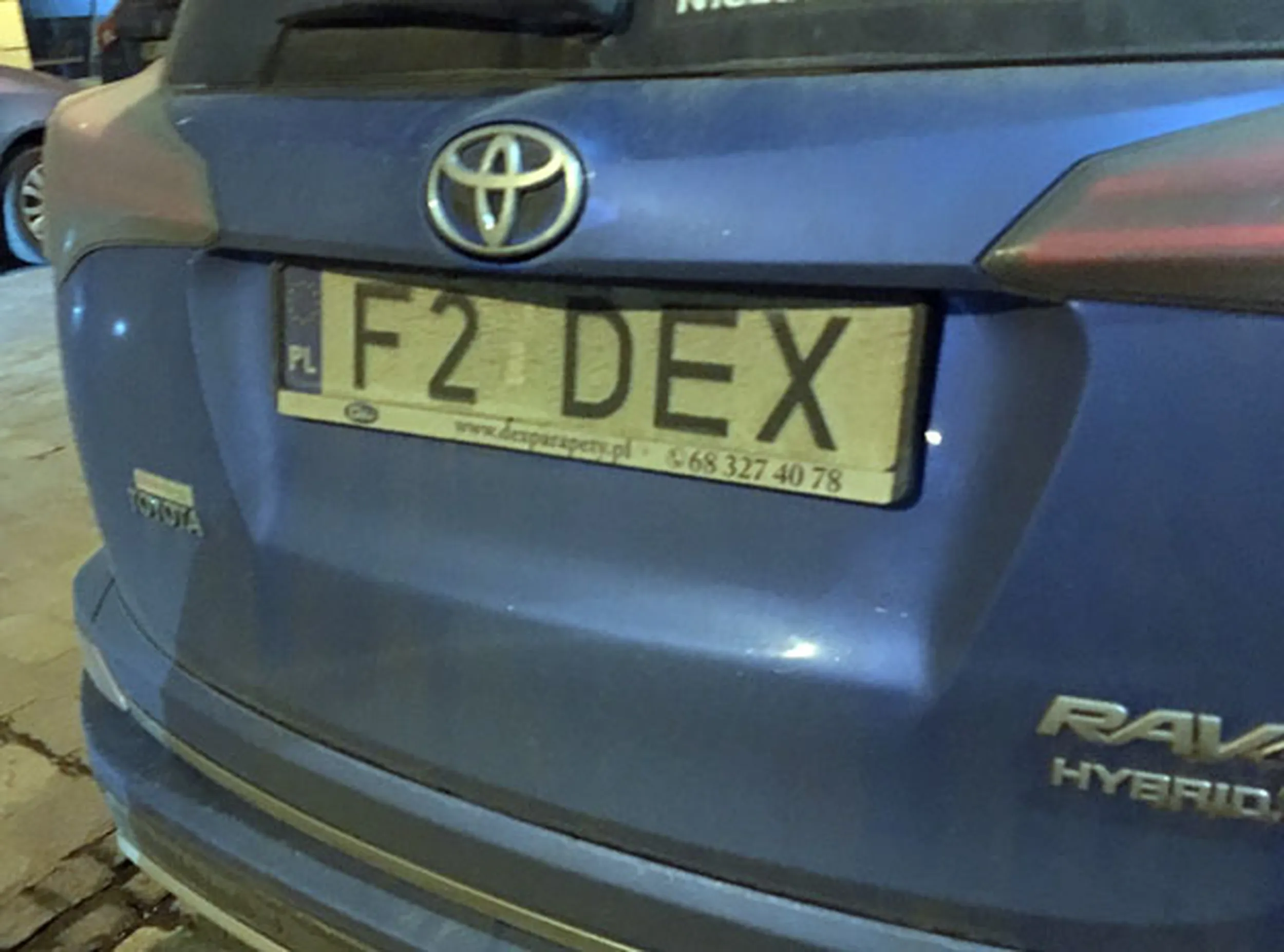 Fajny numer, blacha F2 DEX