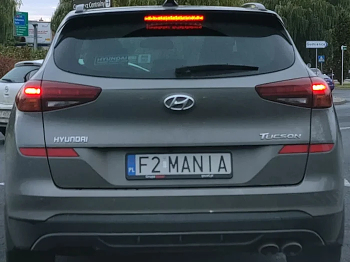 Fajny numer, blacha F2 MANIA