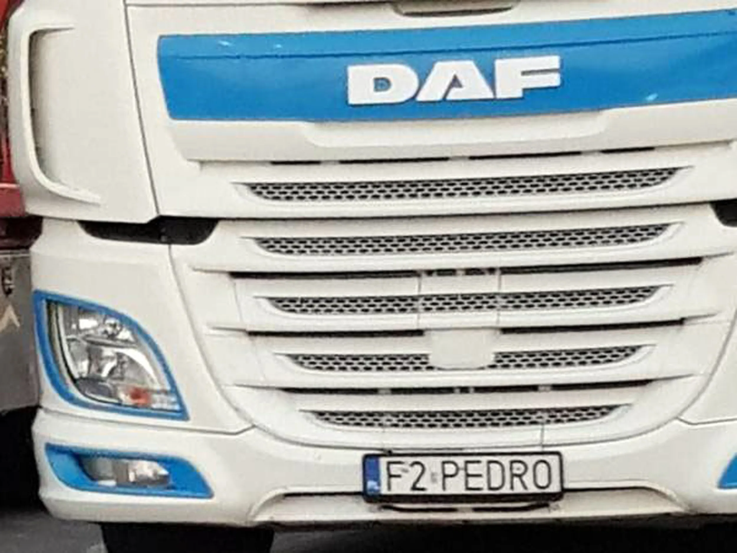 Fajny numer, blacha F2 PEDRO