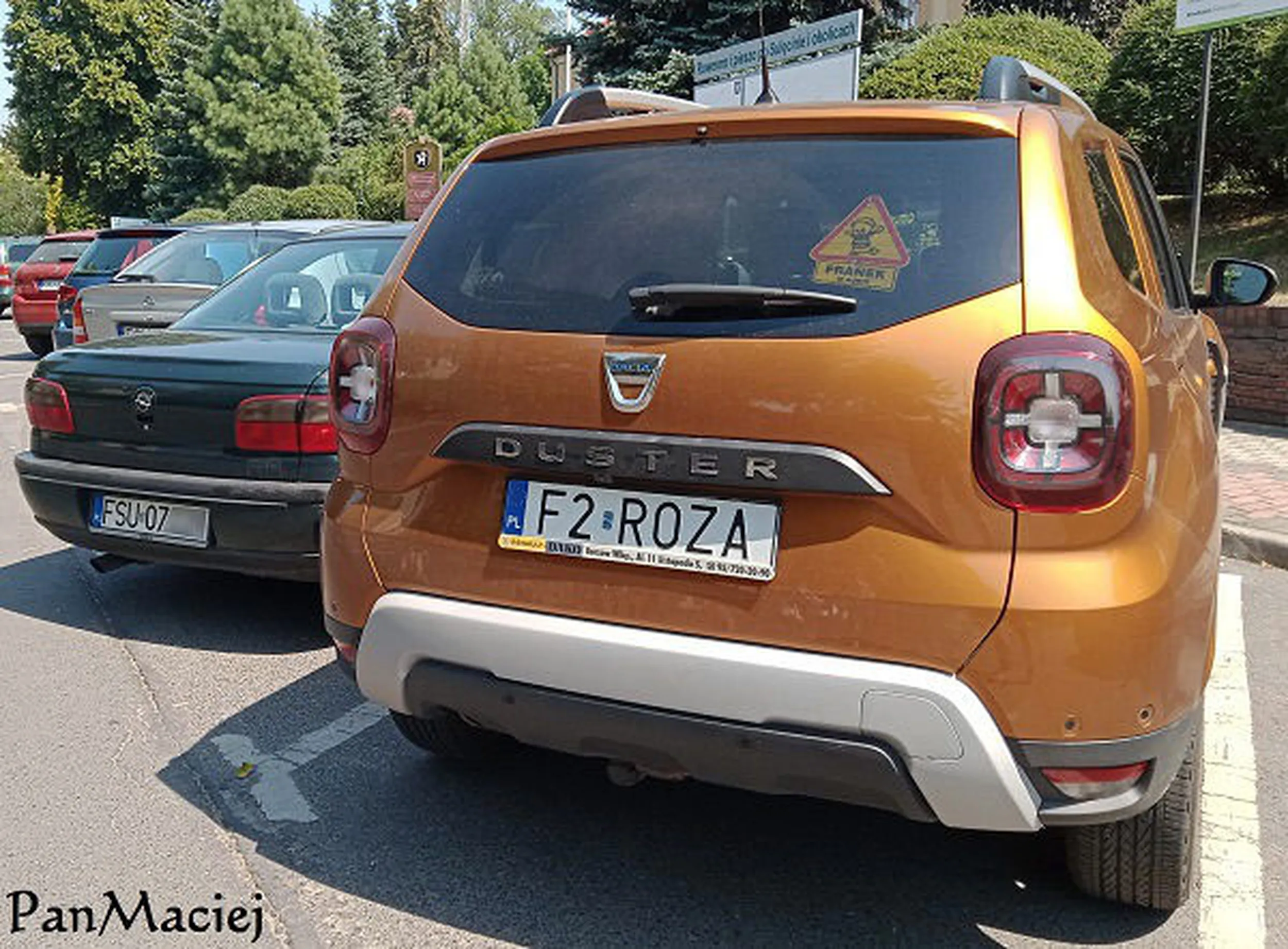 Fajny numer, blacha F2 ROZA