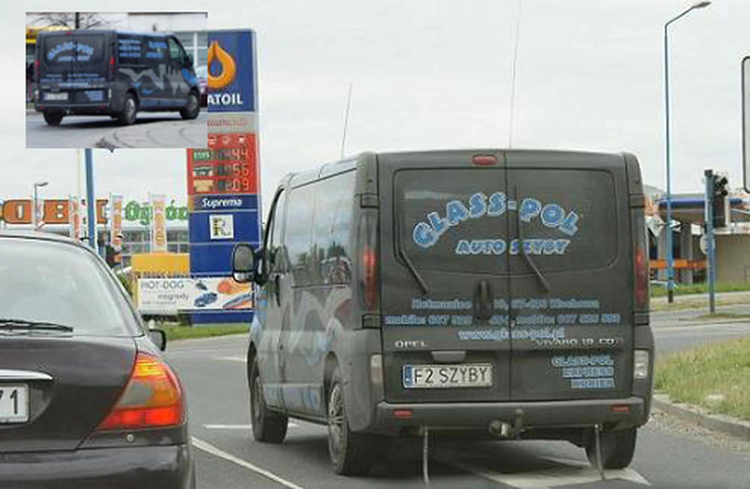 Fajny numer, blacha F2 SZYBY