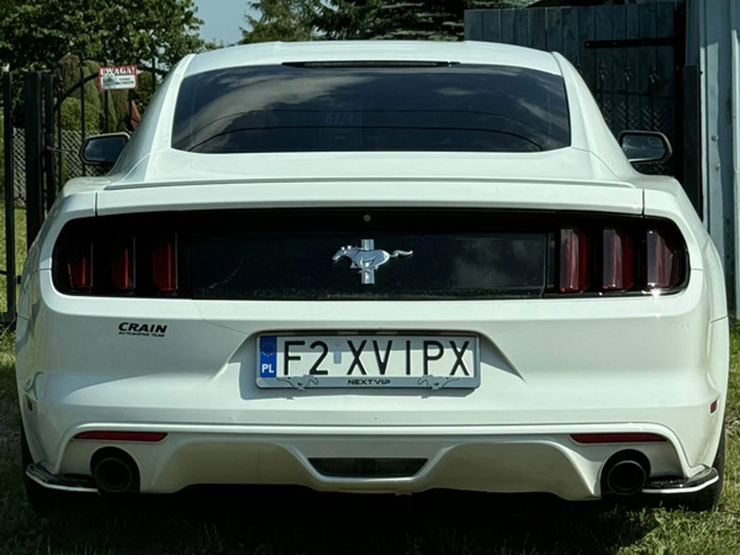 Fajny numer, blacha F2 XVIPX