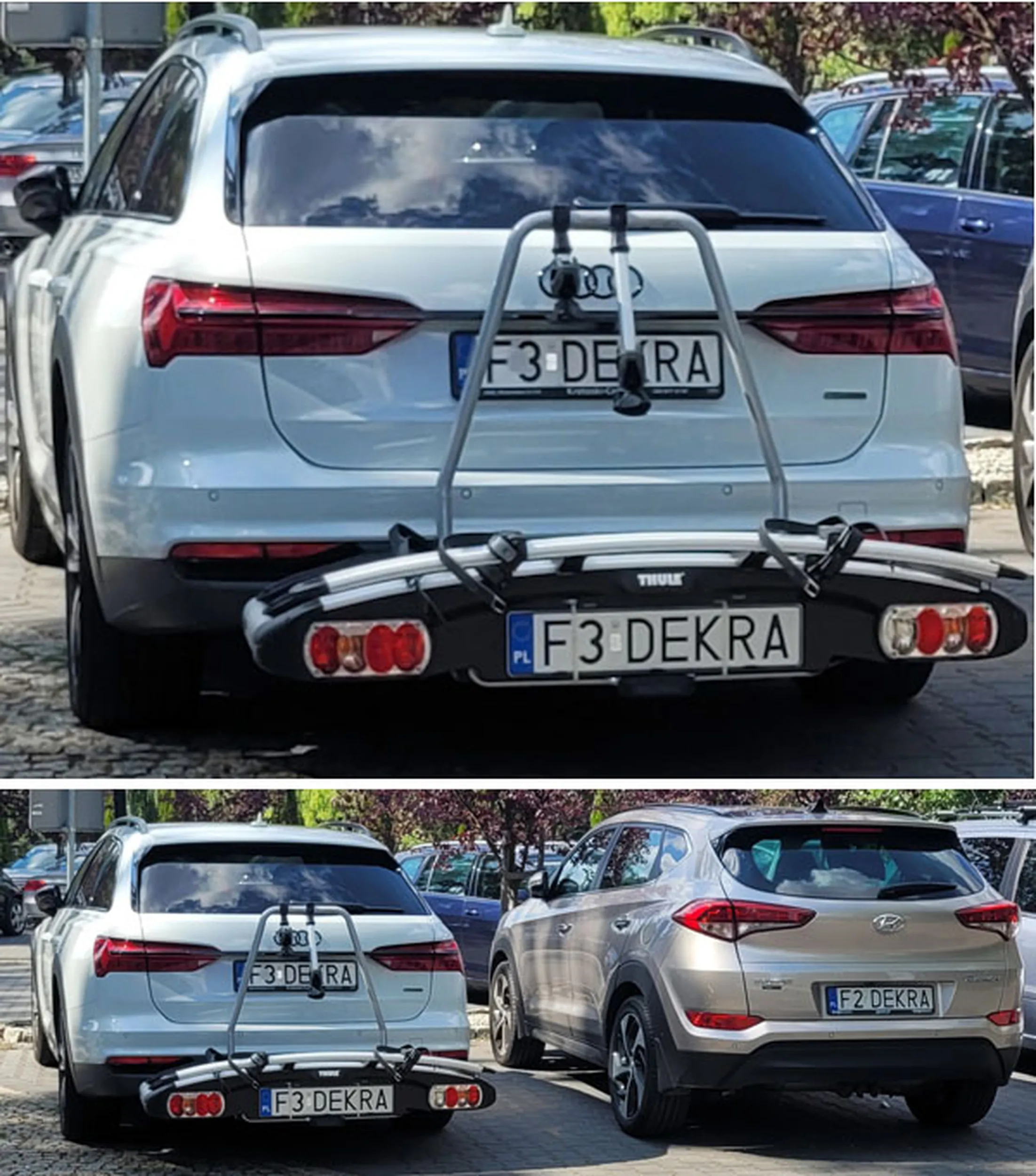 Fajny numer, blacha F3 DEKRA