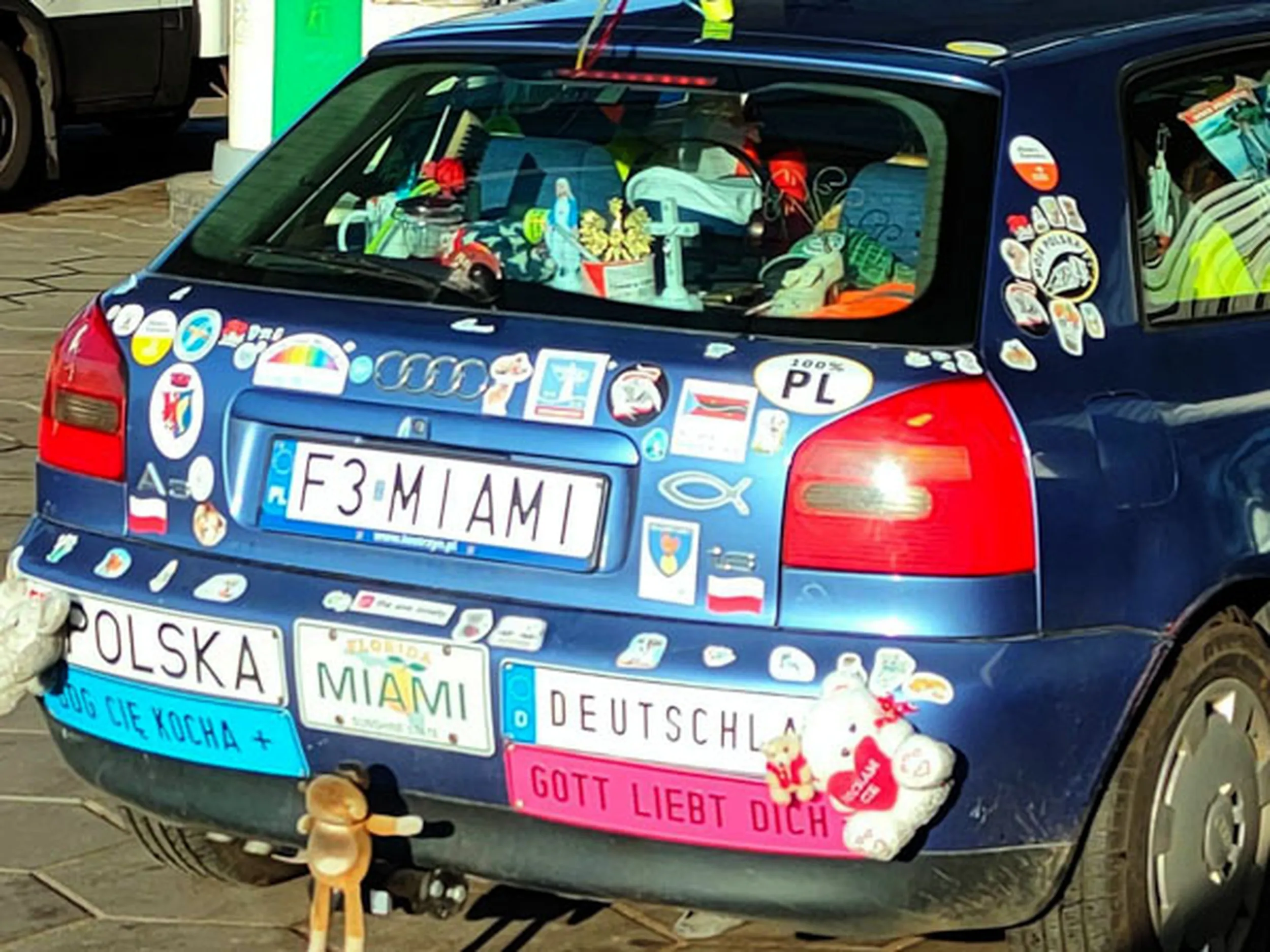 Fajny numer, blacha F3 MIAMI