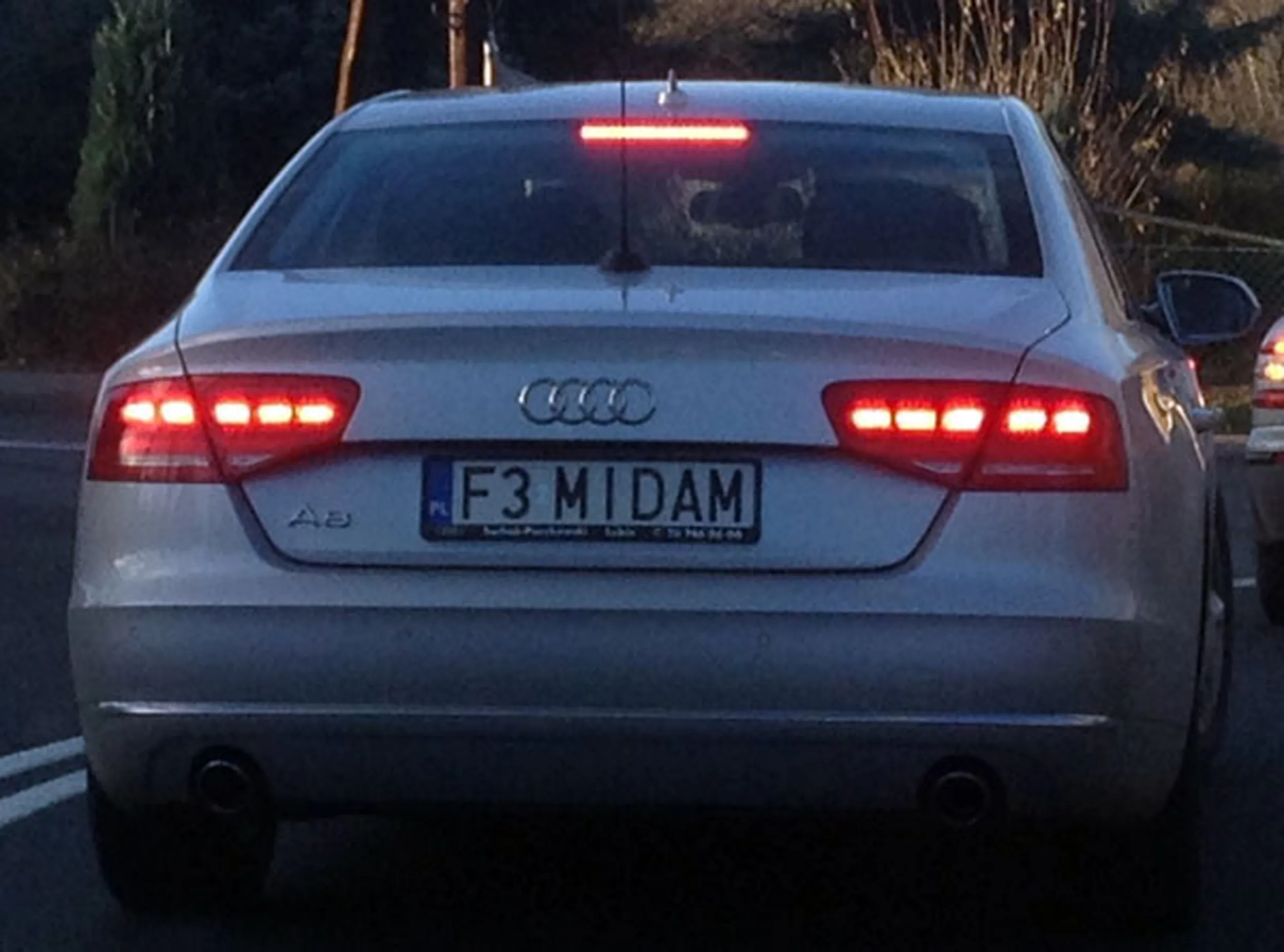 Fajny numer, blacha F3 MIDAM