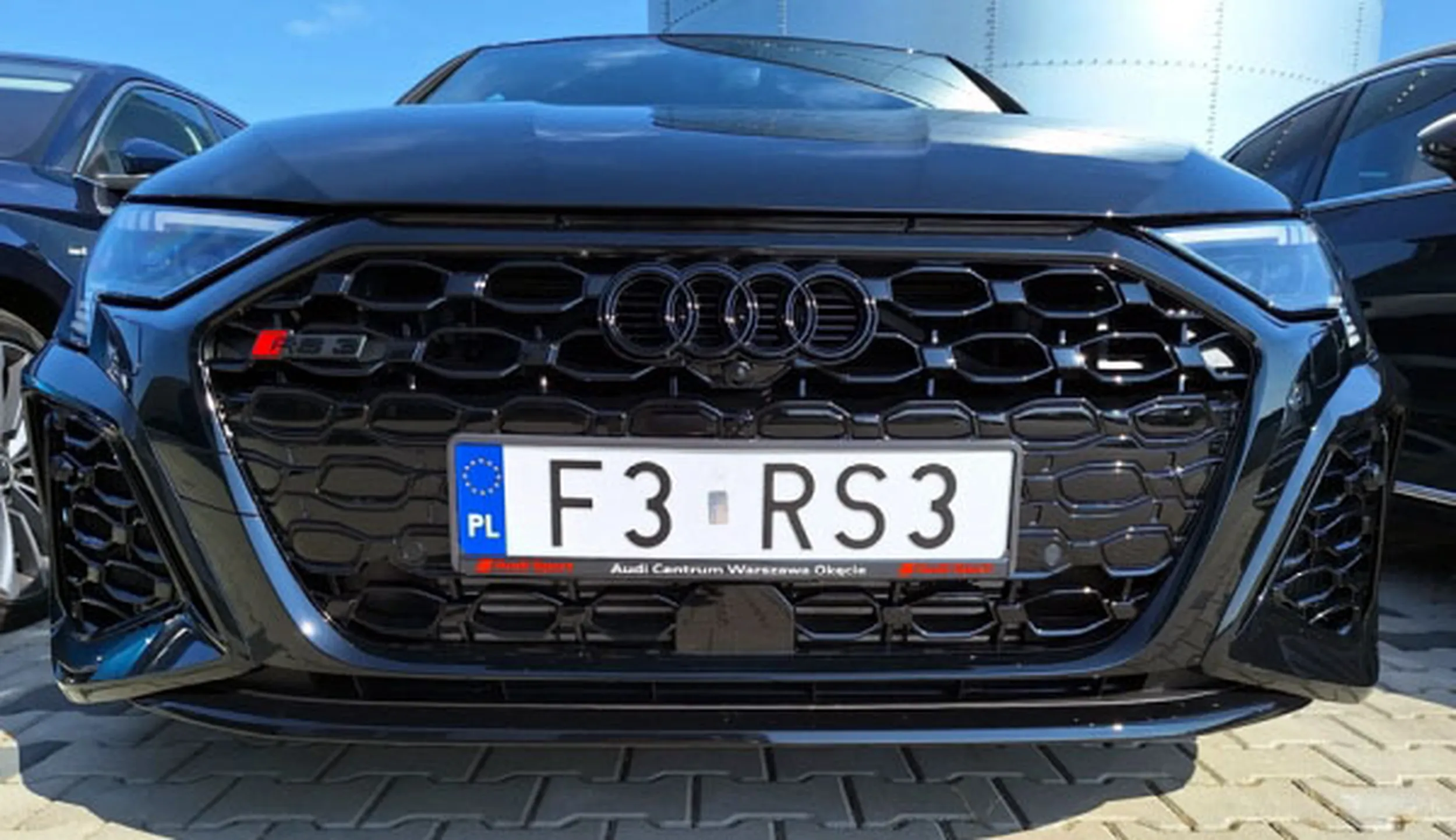 Fajny numer, blacha F3 RS3