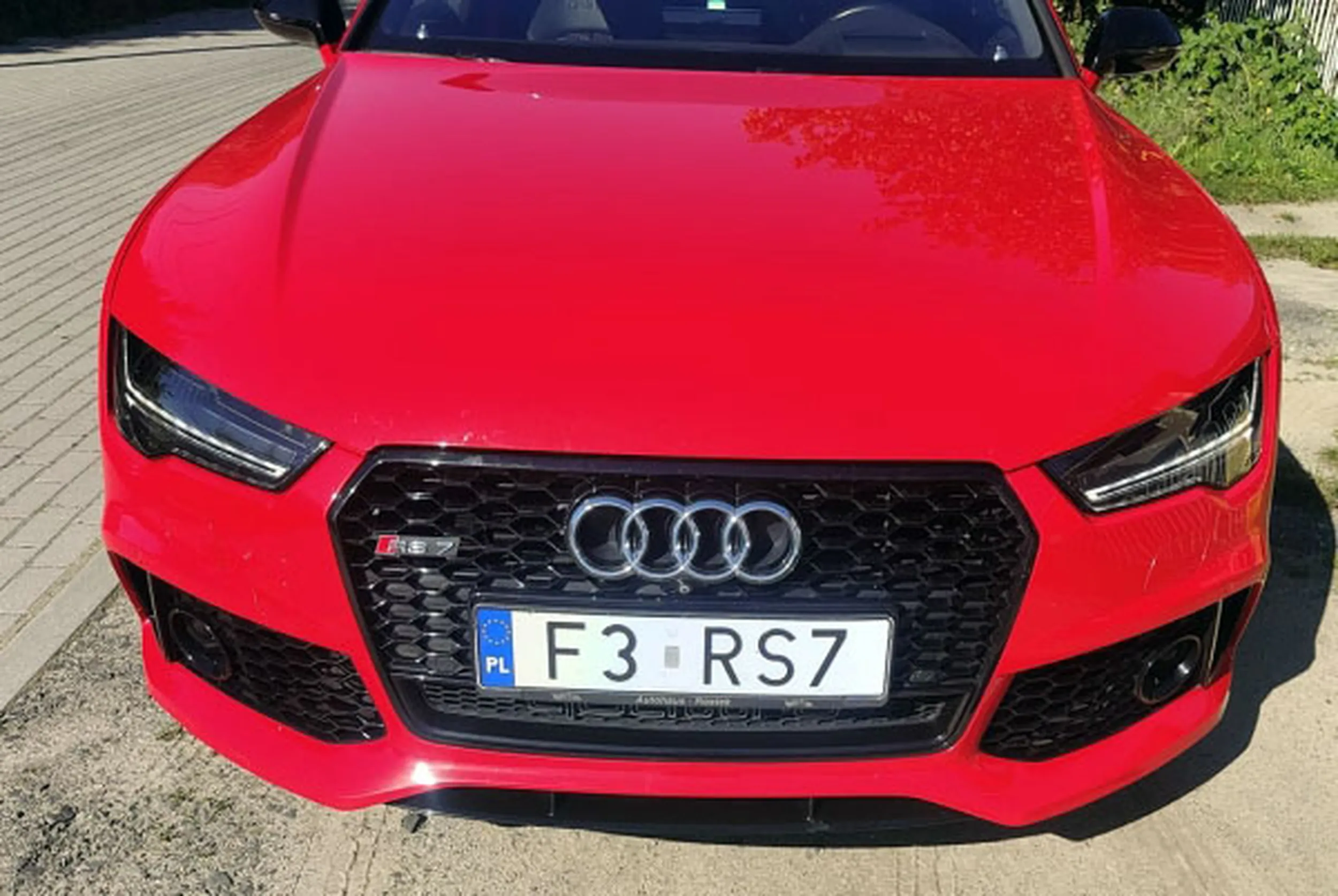 Fajny numer, blacha F3 RS7