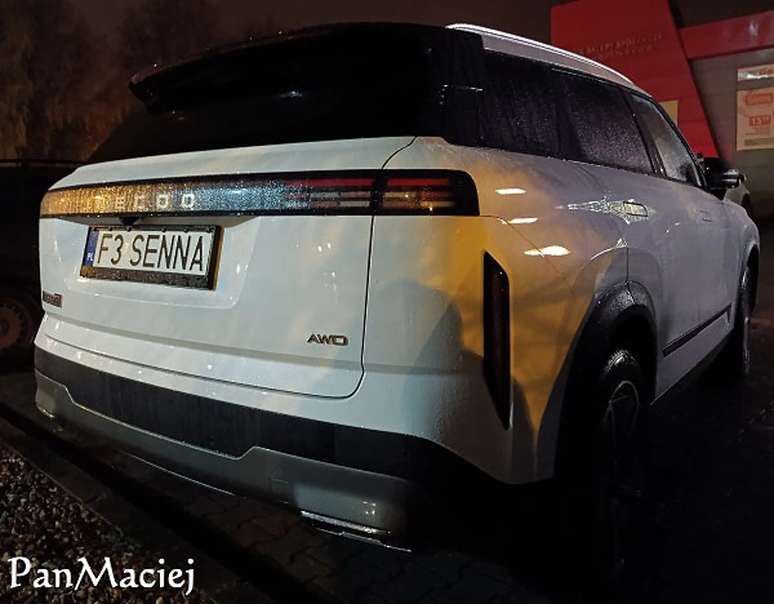 Fajny numer, blacha F3 SENNA