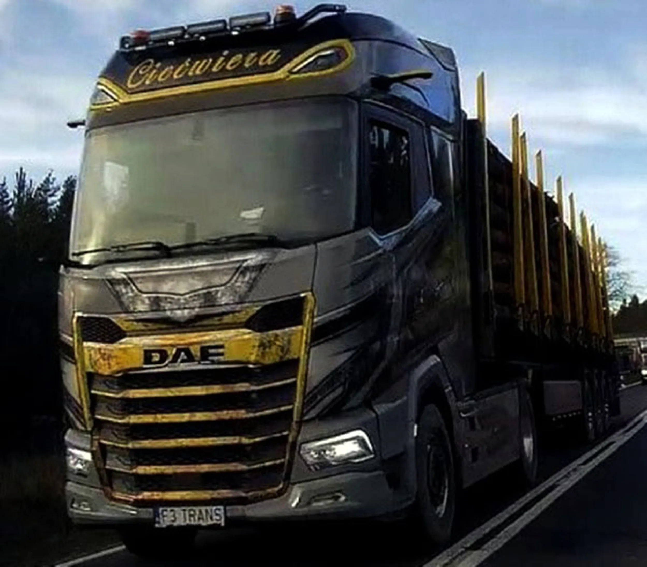 Fajny numer, blacha F3 TRANS