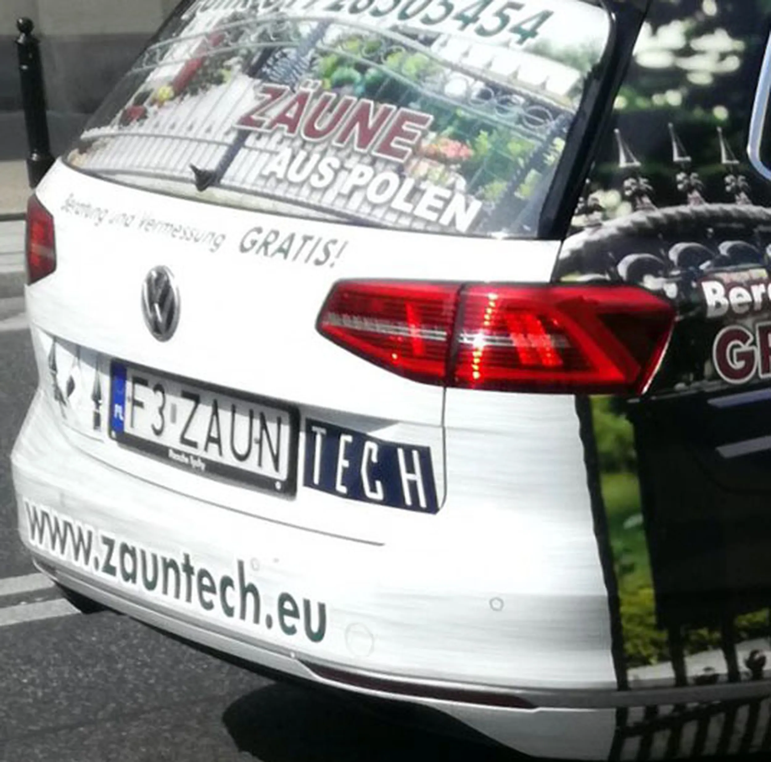 Fajny numer, blacha F3 ZAUN