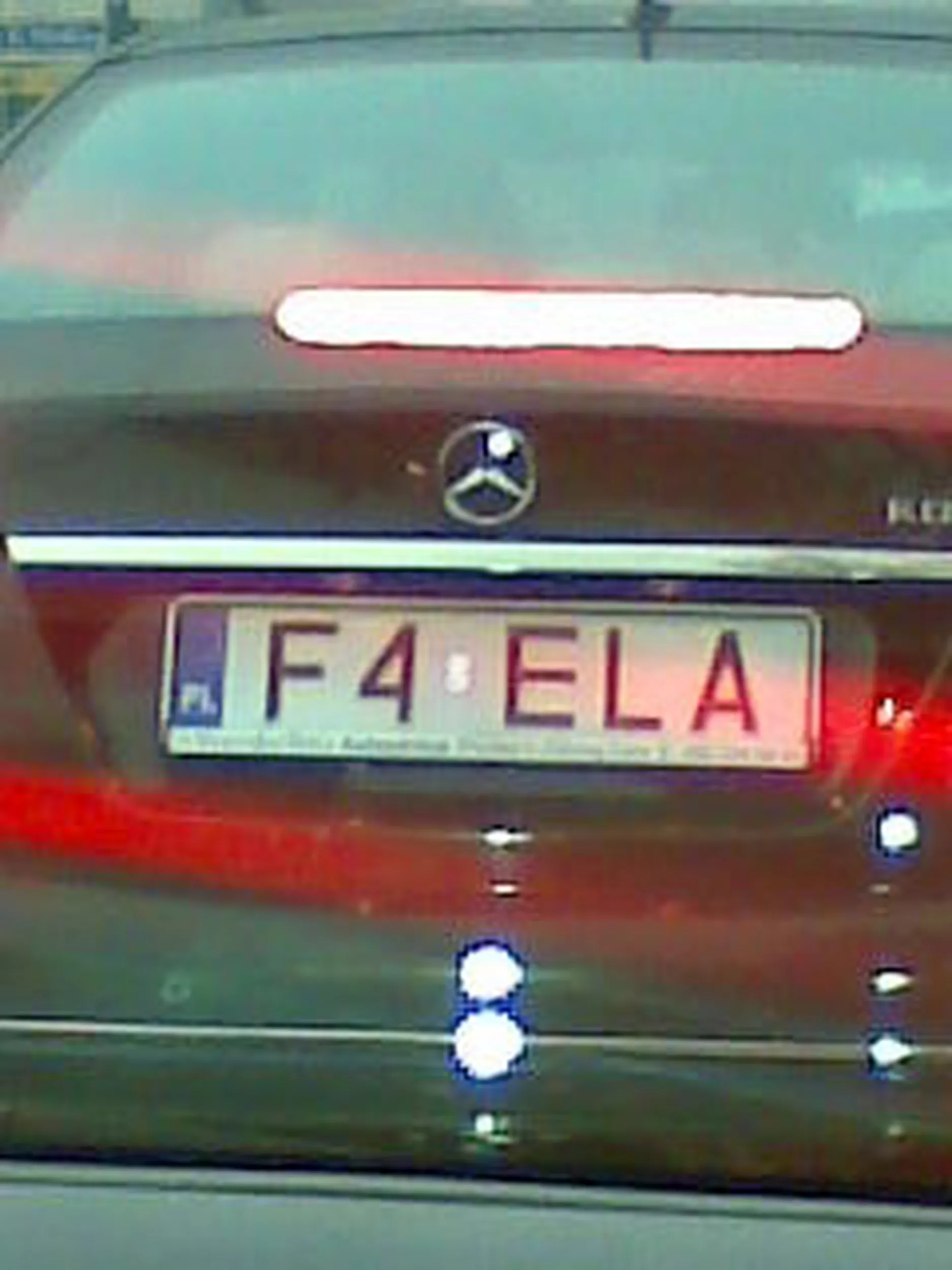 Fajny numer, blacha F4 ELA