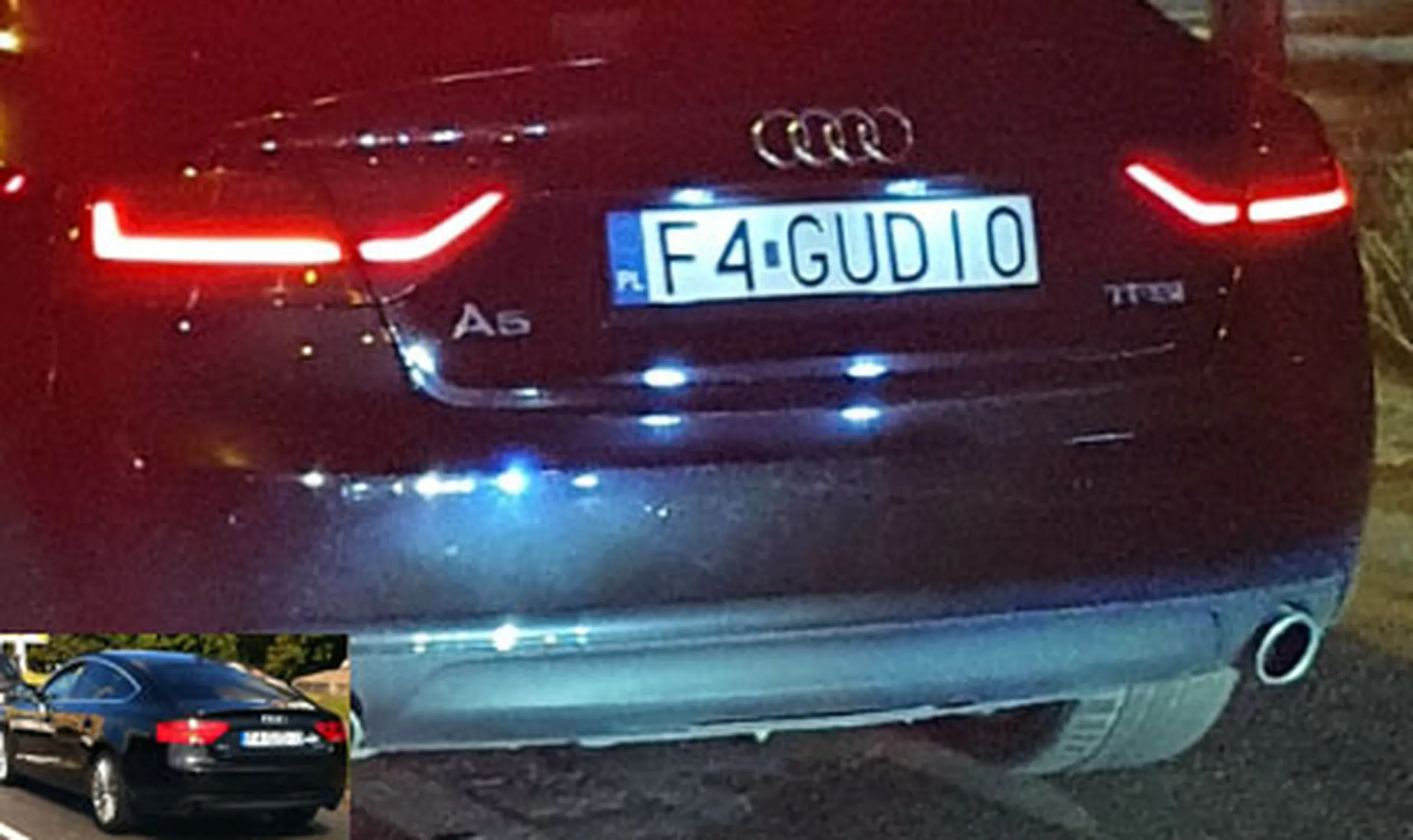 Fajny numer, blacha F4 GUDIO