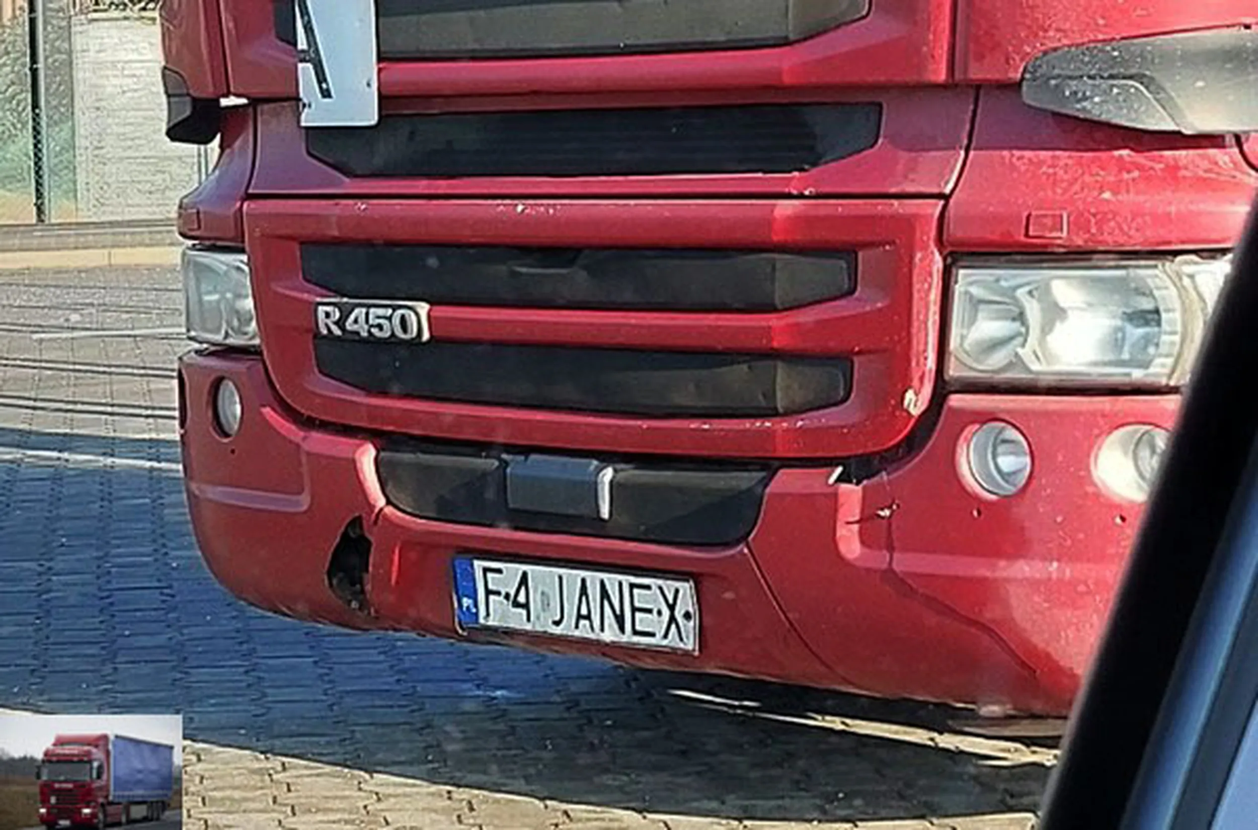Fajny numer, blacha F4 JANEX