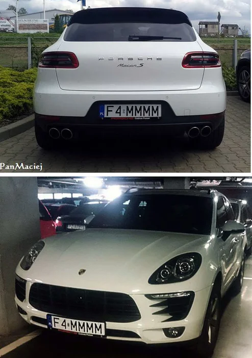 Fajny numer, blacha F4 MMMM