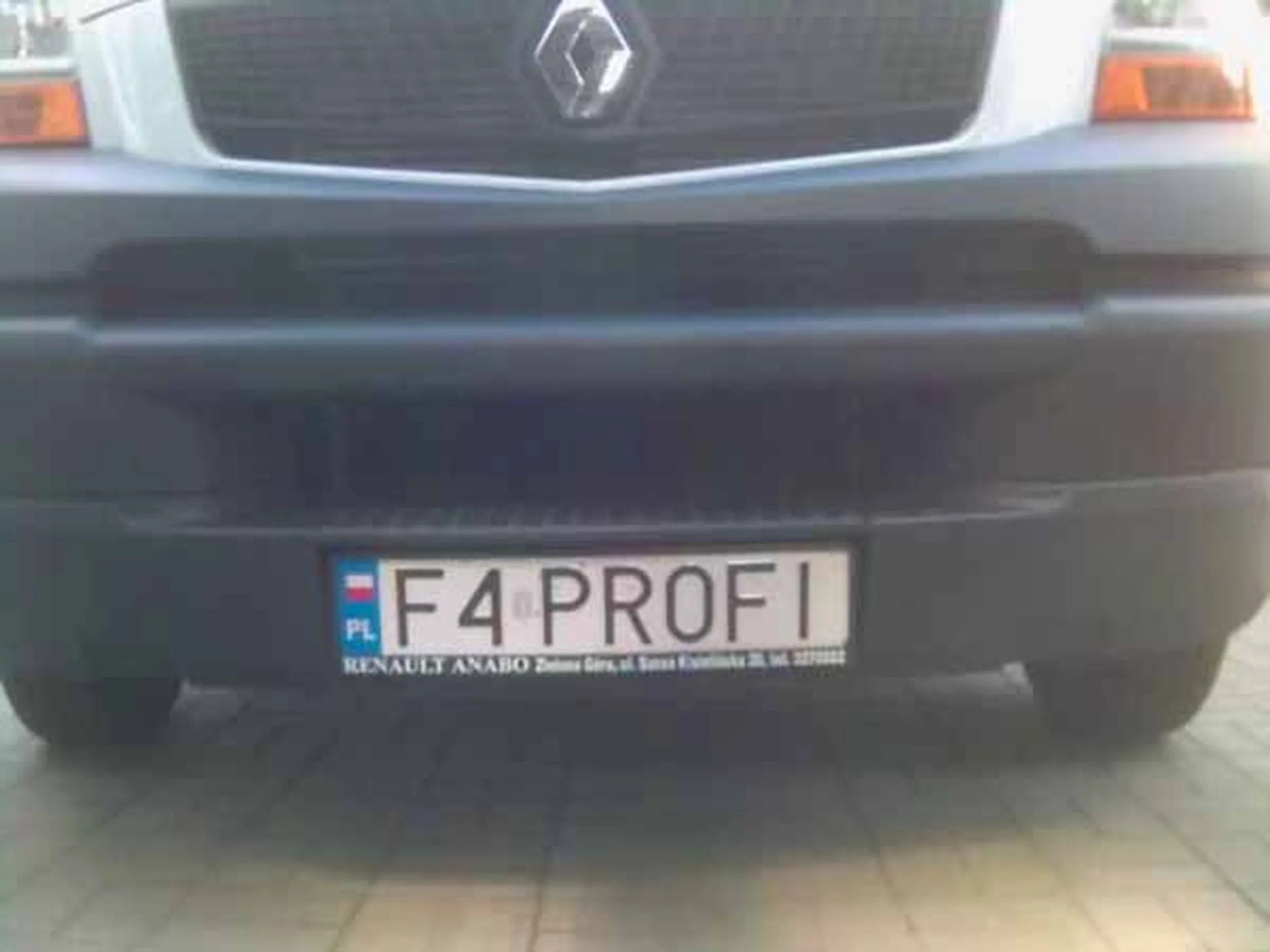 Fajny numer, blacha F4 PROFI