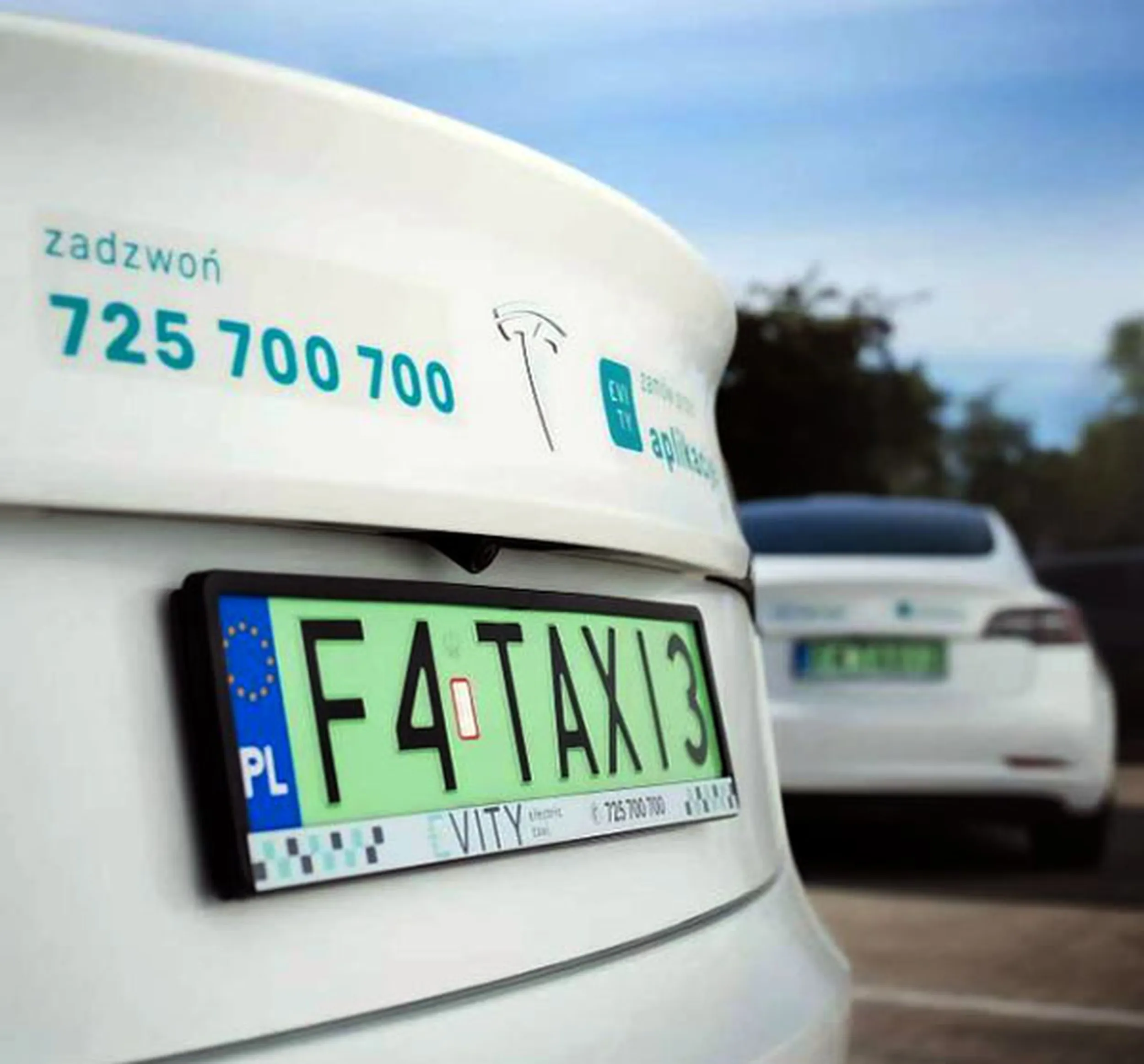 Fajny numer, blacha F4 TAXI3