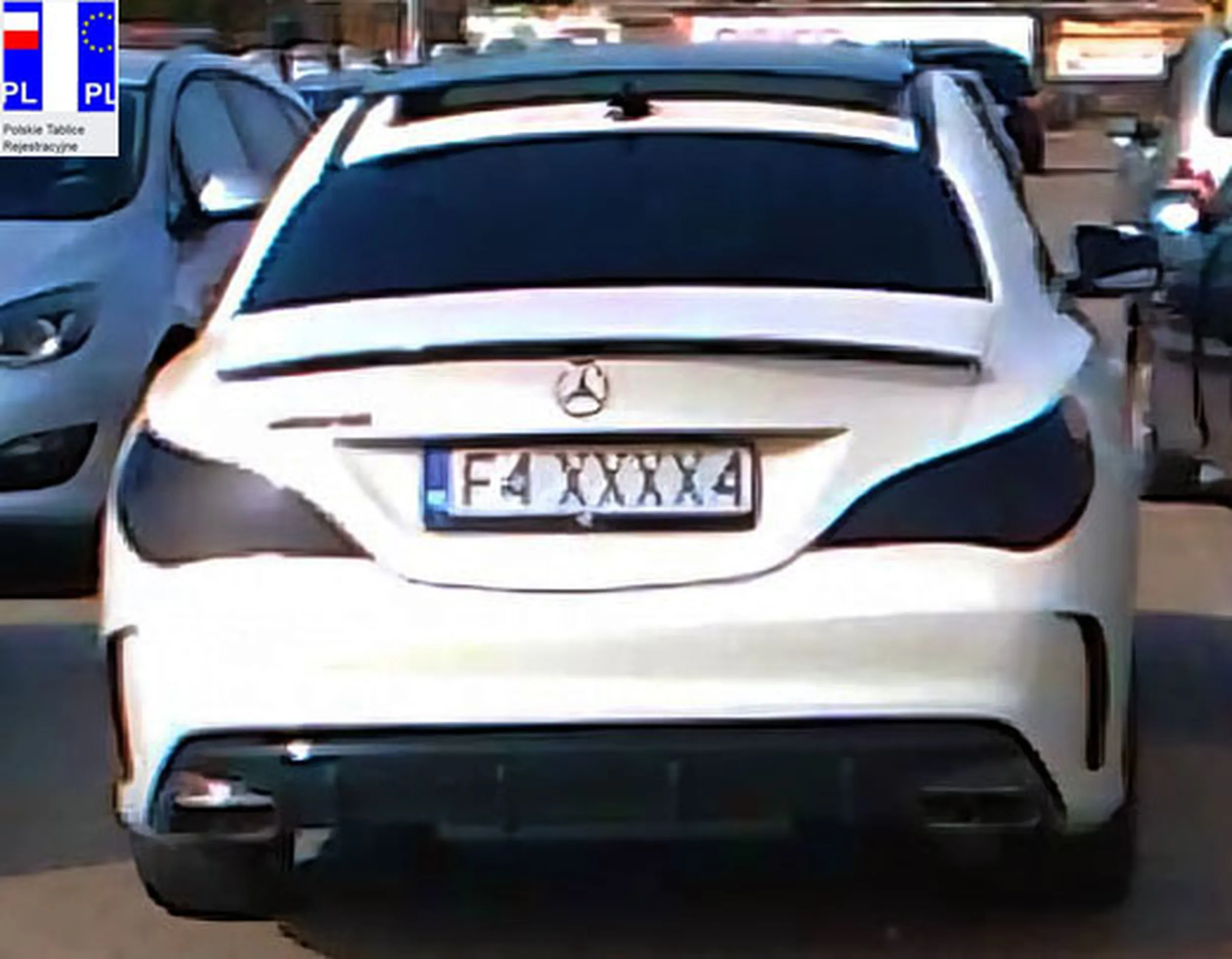 Fajny numer, blacha F4 XXXX4