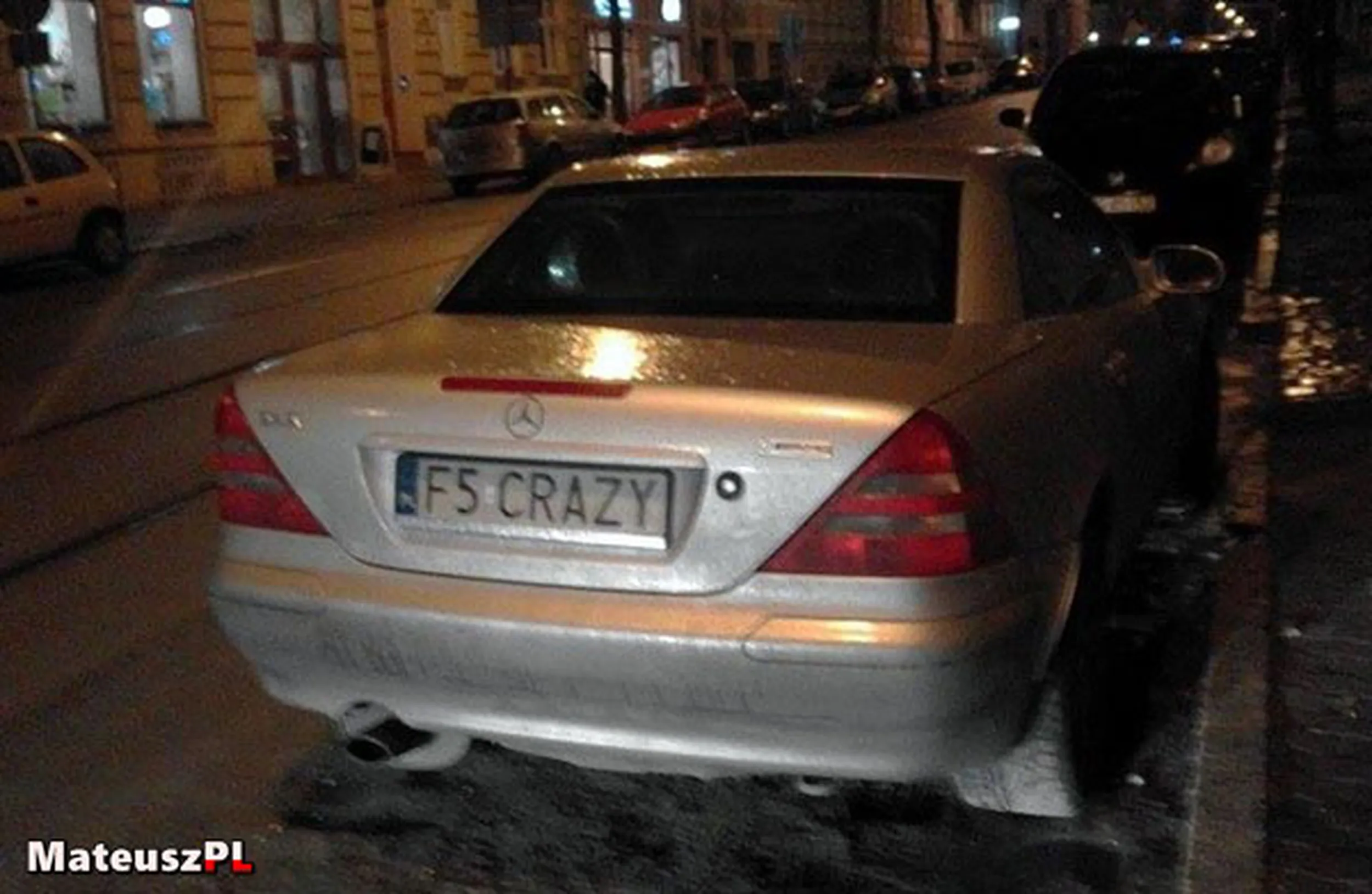 Fajny numer, blacha F5 CRAZY