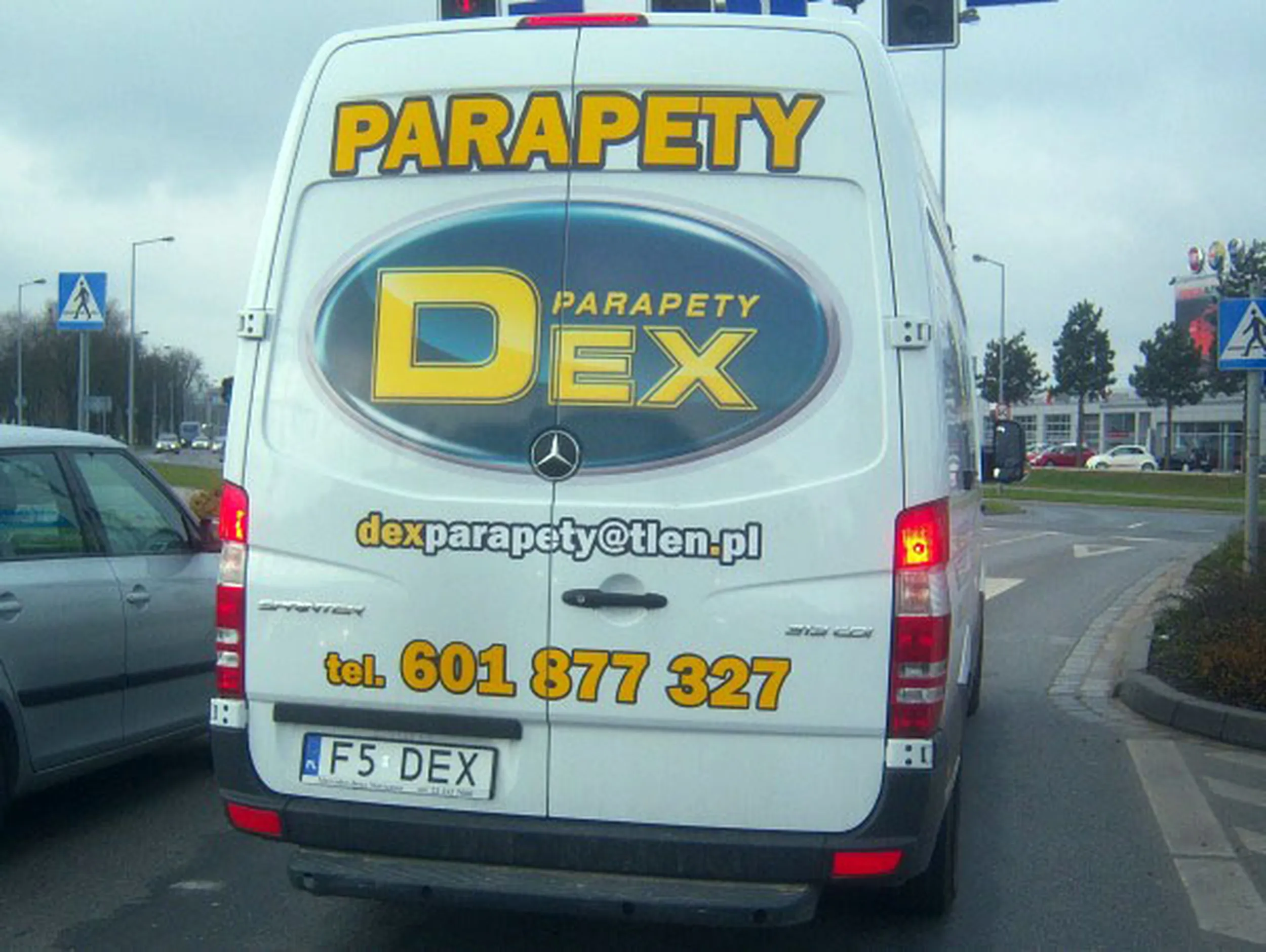 Fajny numer, blacha F5 DEX