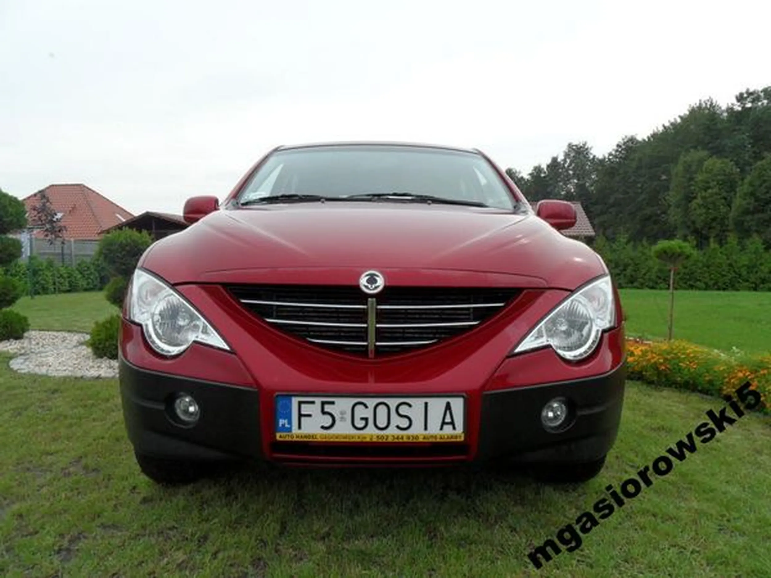 Fajny numer, blacha F5 GOSIA