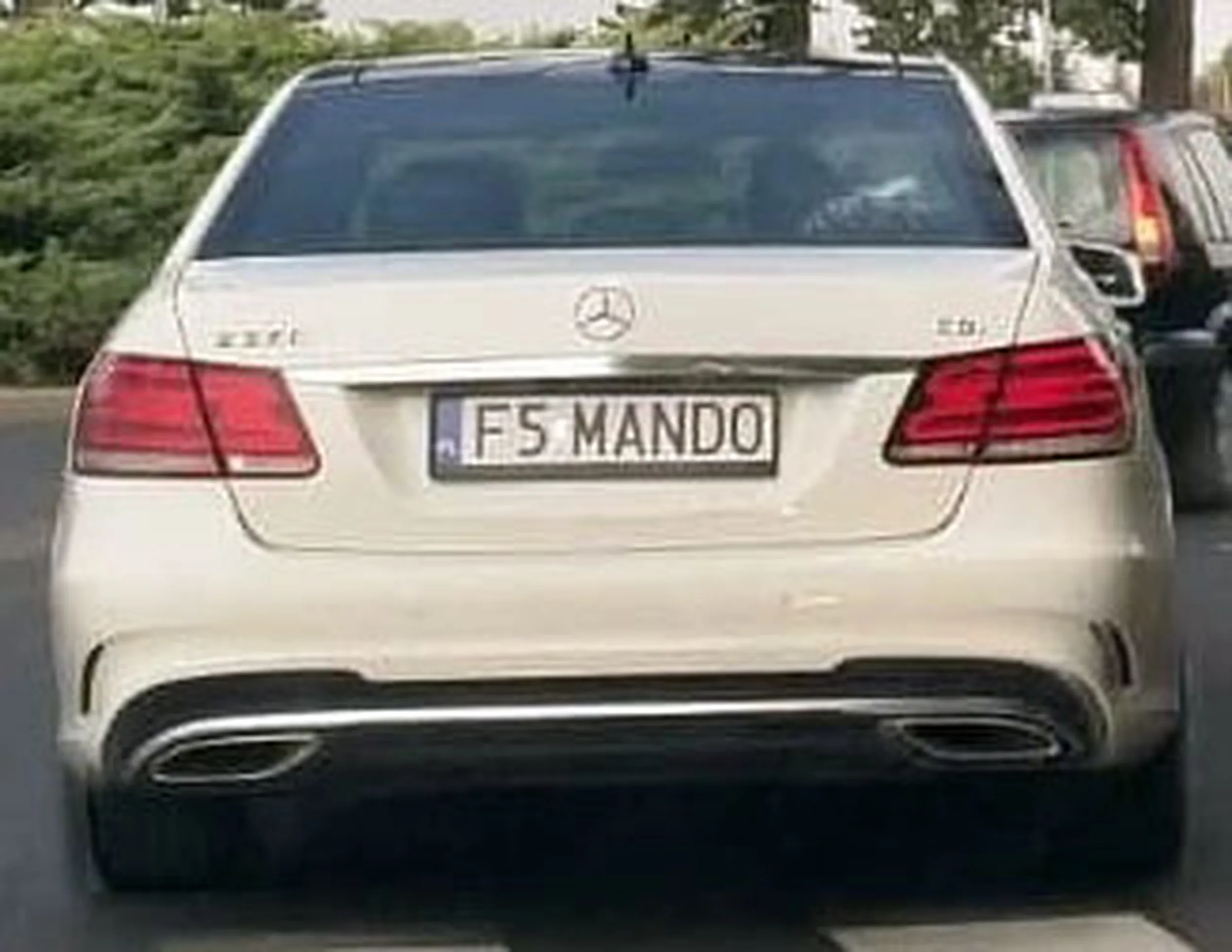 Fajny numer, blacha F5 MANDO