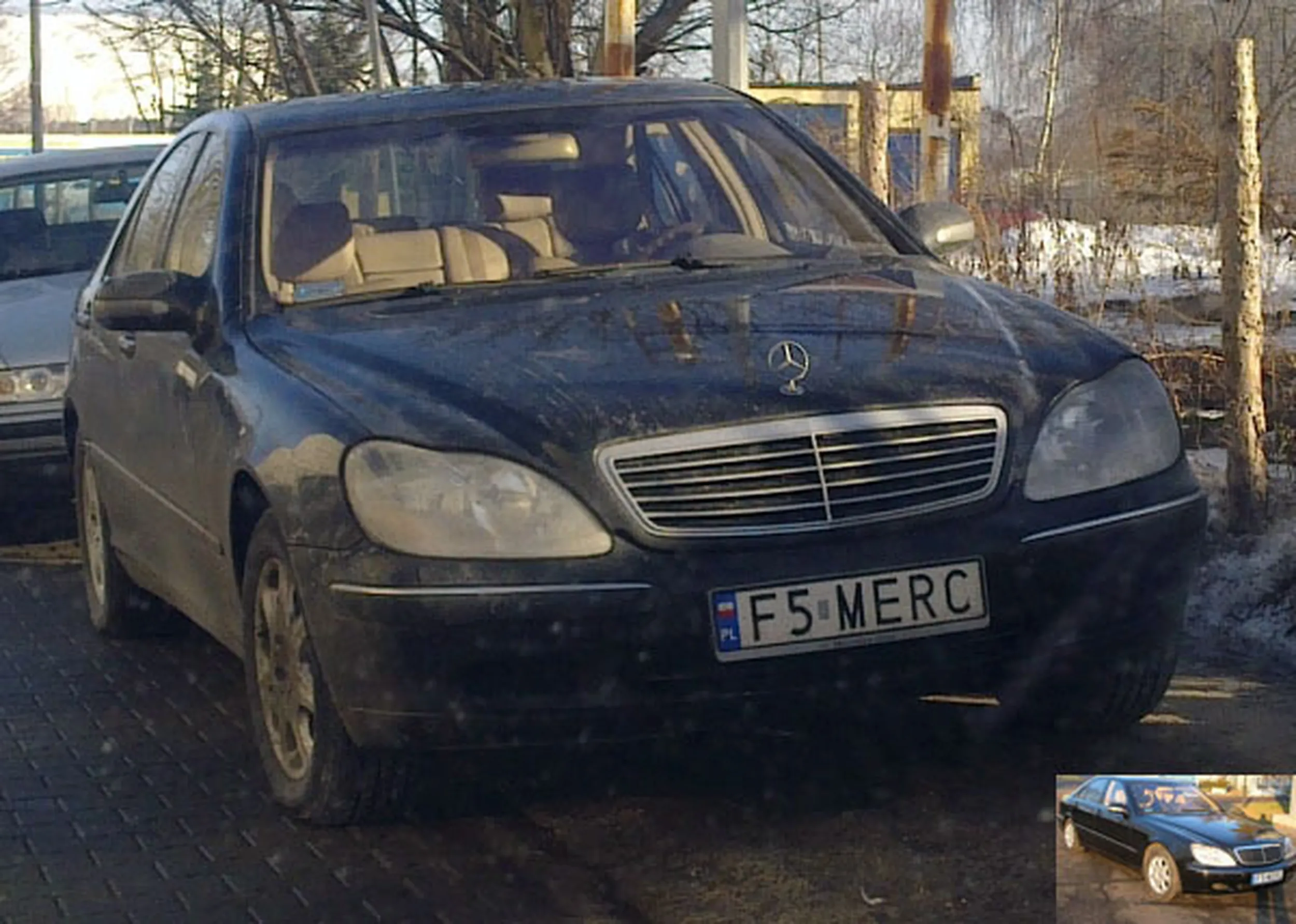 Fajny numer, blacha F5 MERC