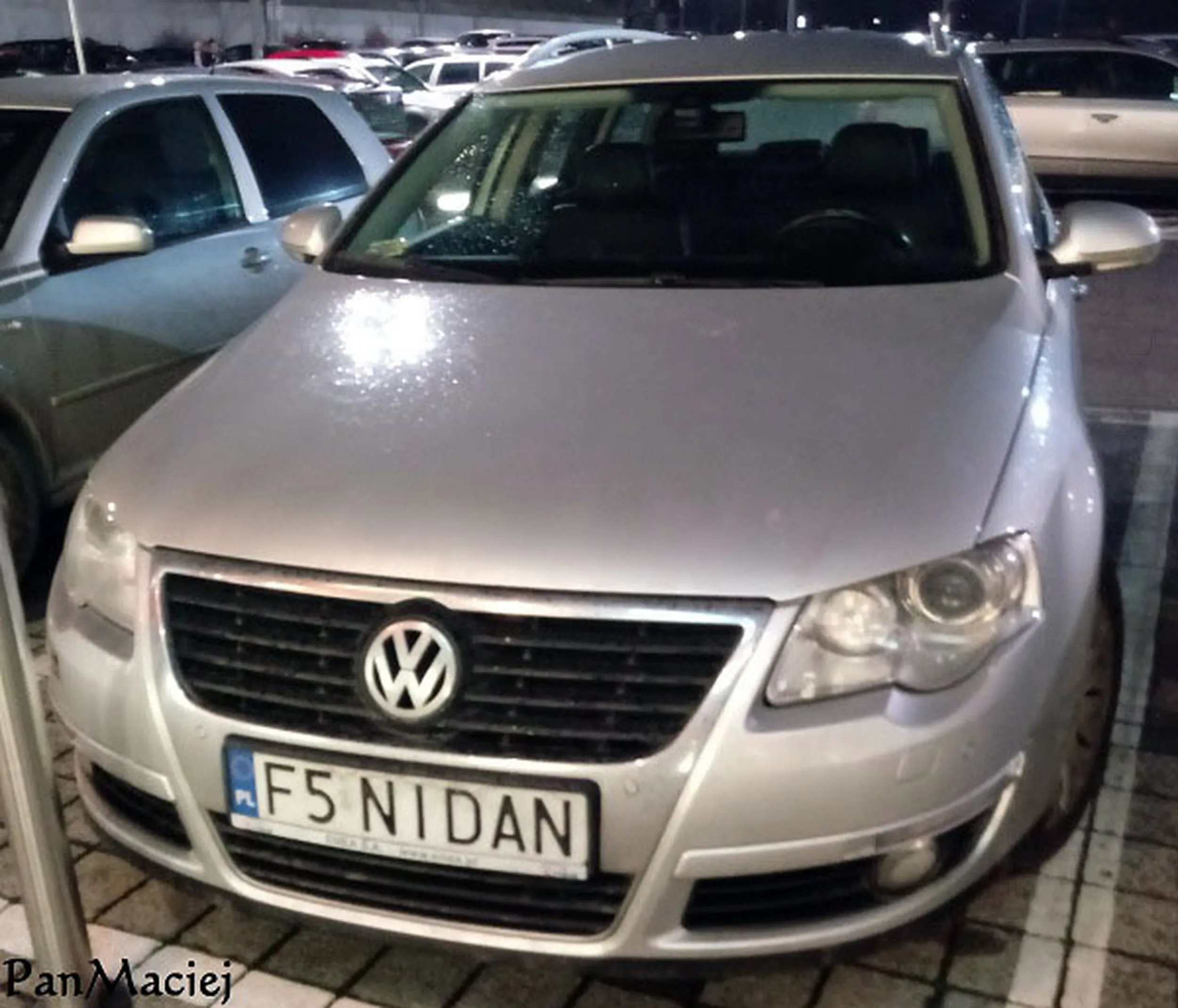 Fajny numer, blacha F5 NIDAN