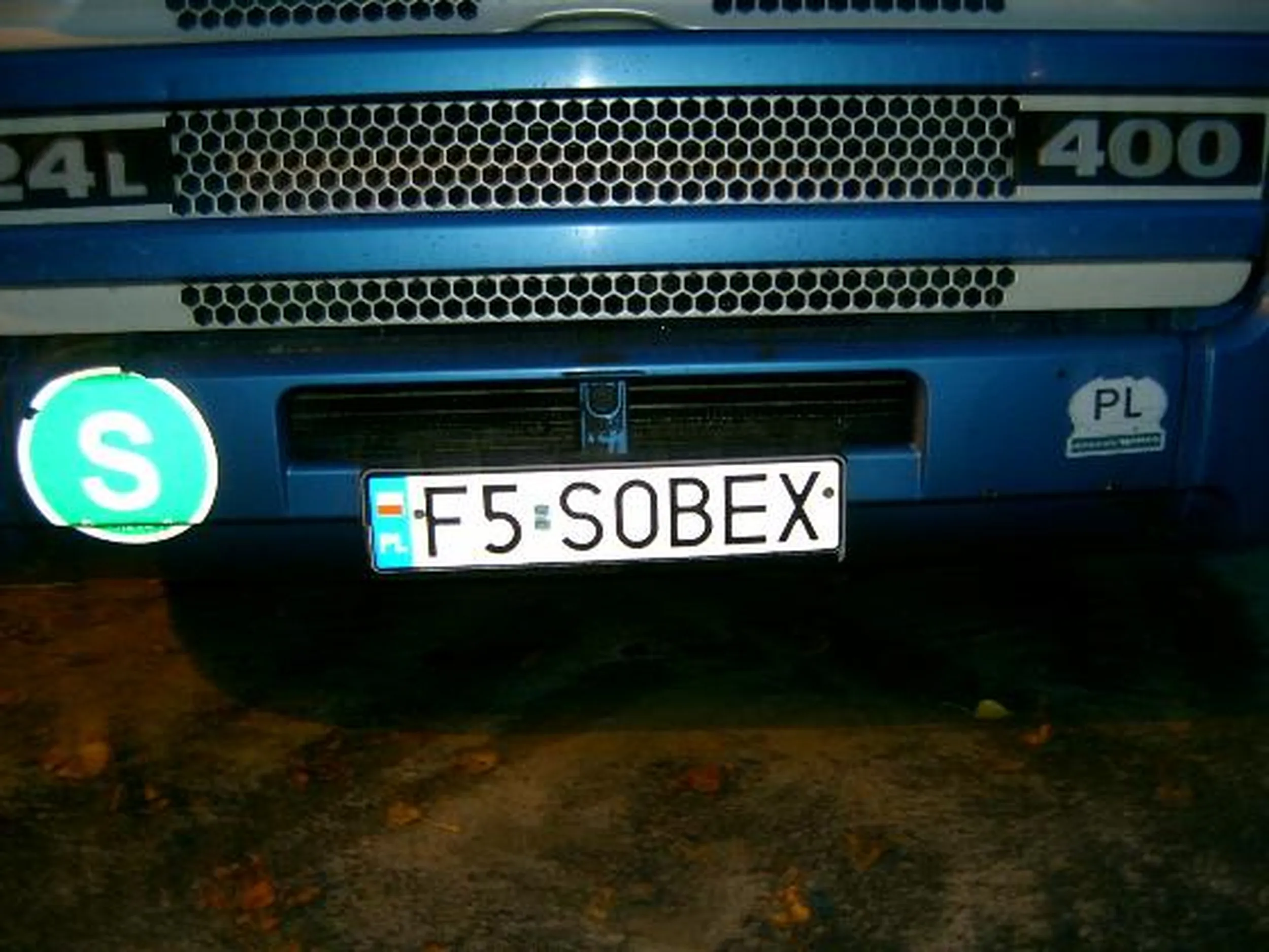 Fajny numer, blacha F5 SOBEX