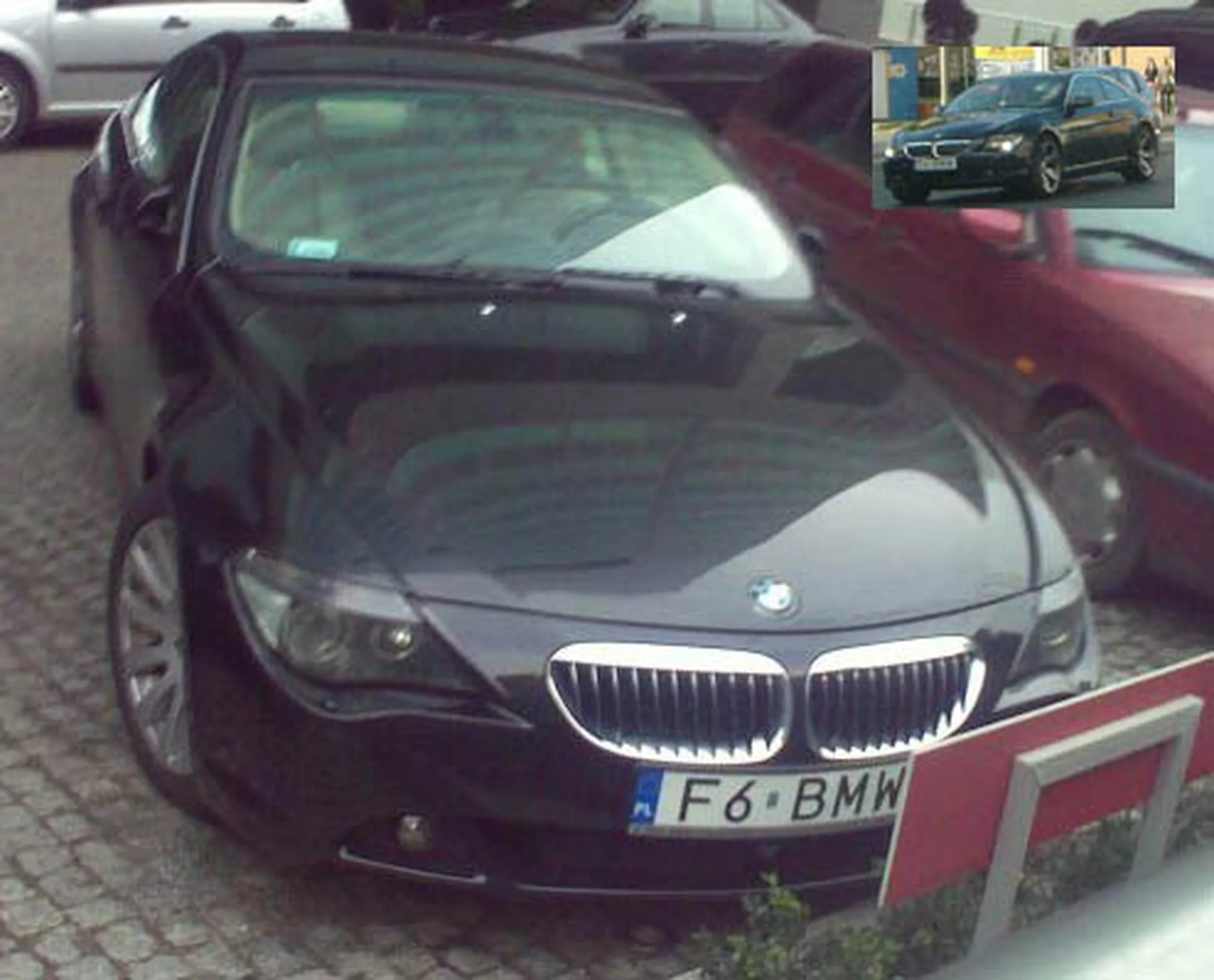 Fajny numer, blacha F6 BMW