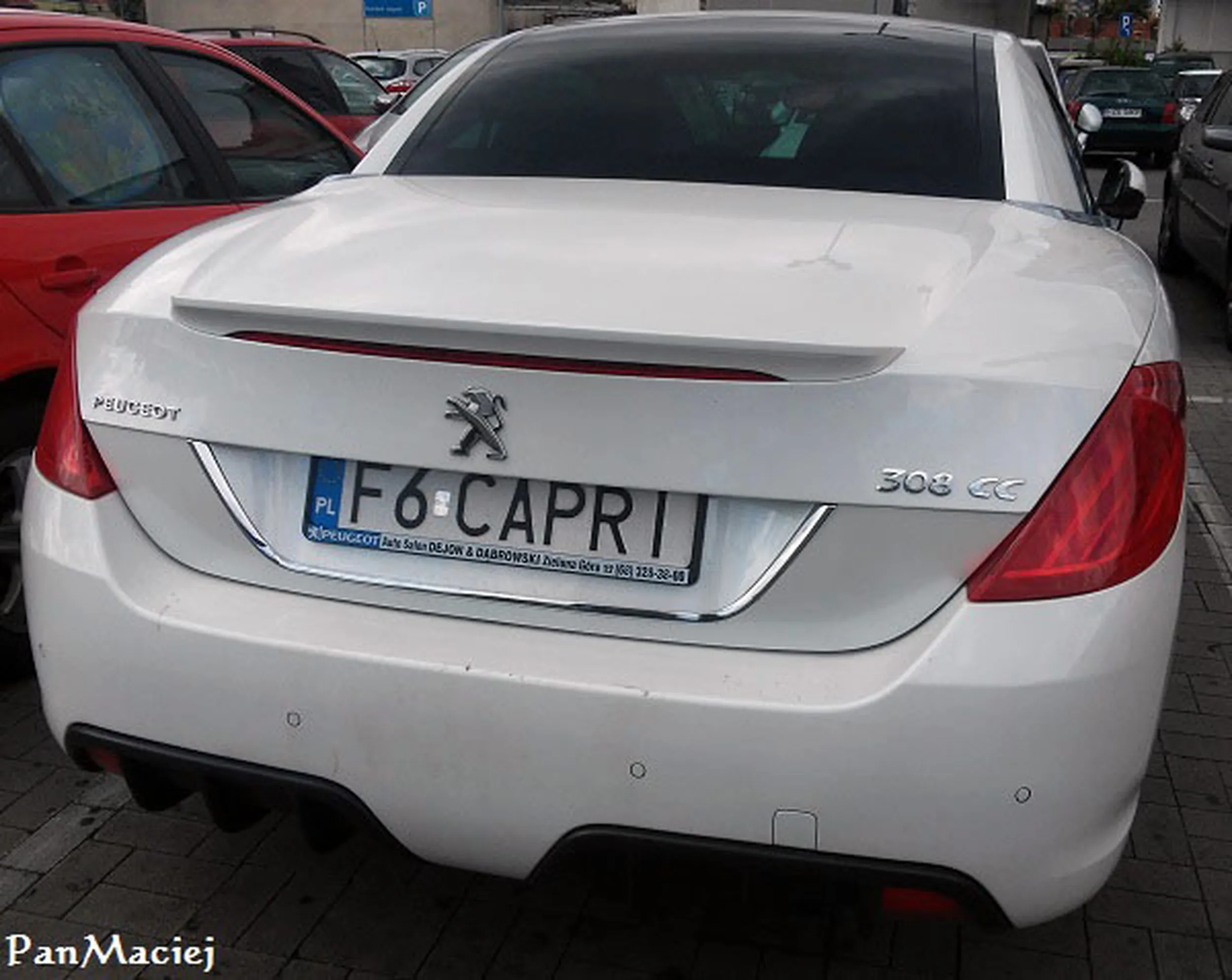 Fajny numer, blacha F6 CAPRI