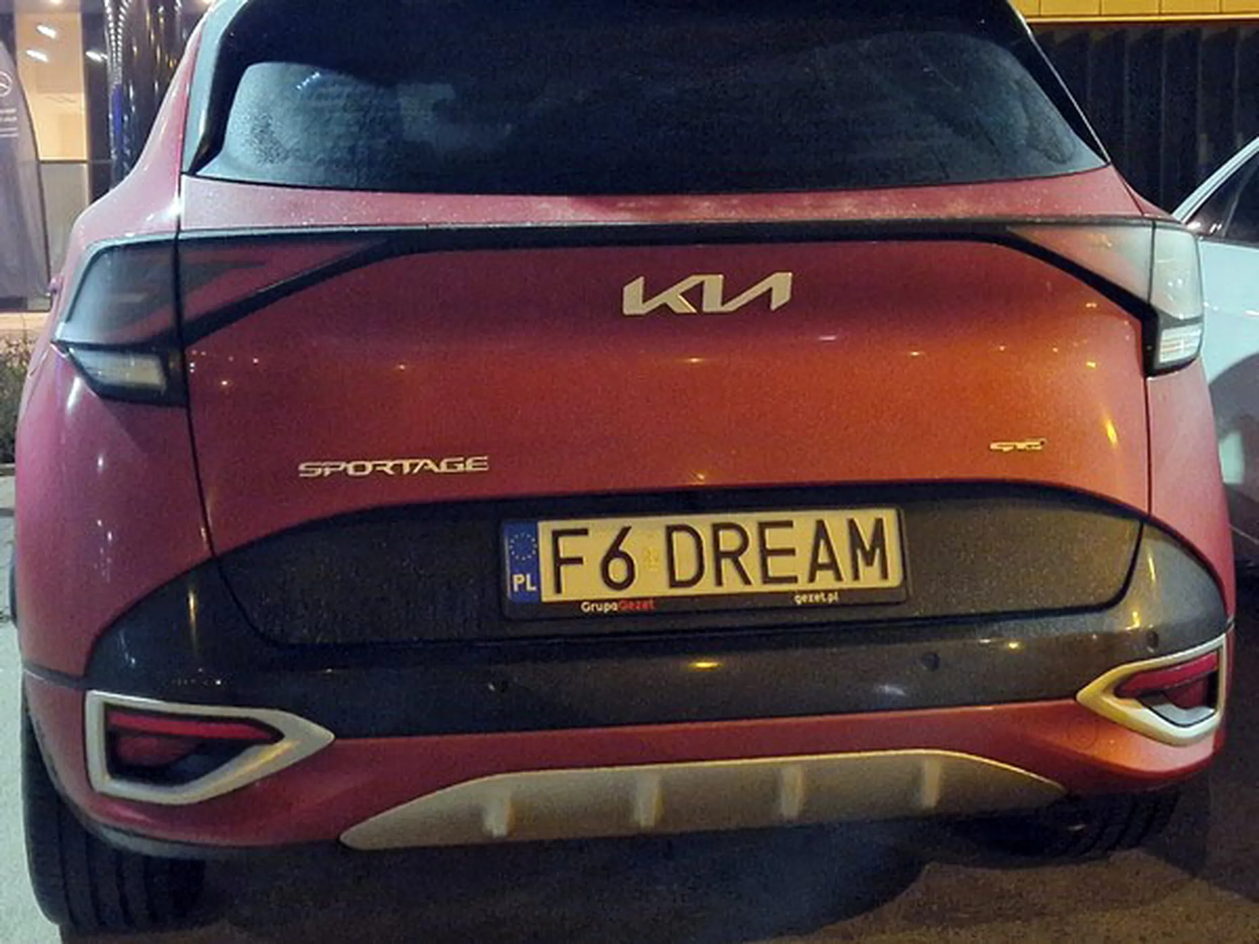 Fajny numer, blacha F6 DREAM