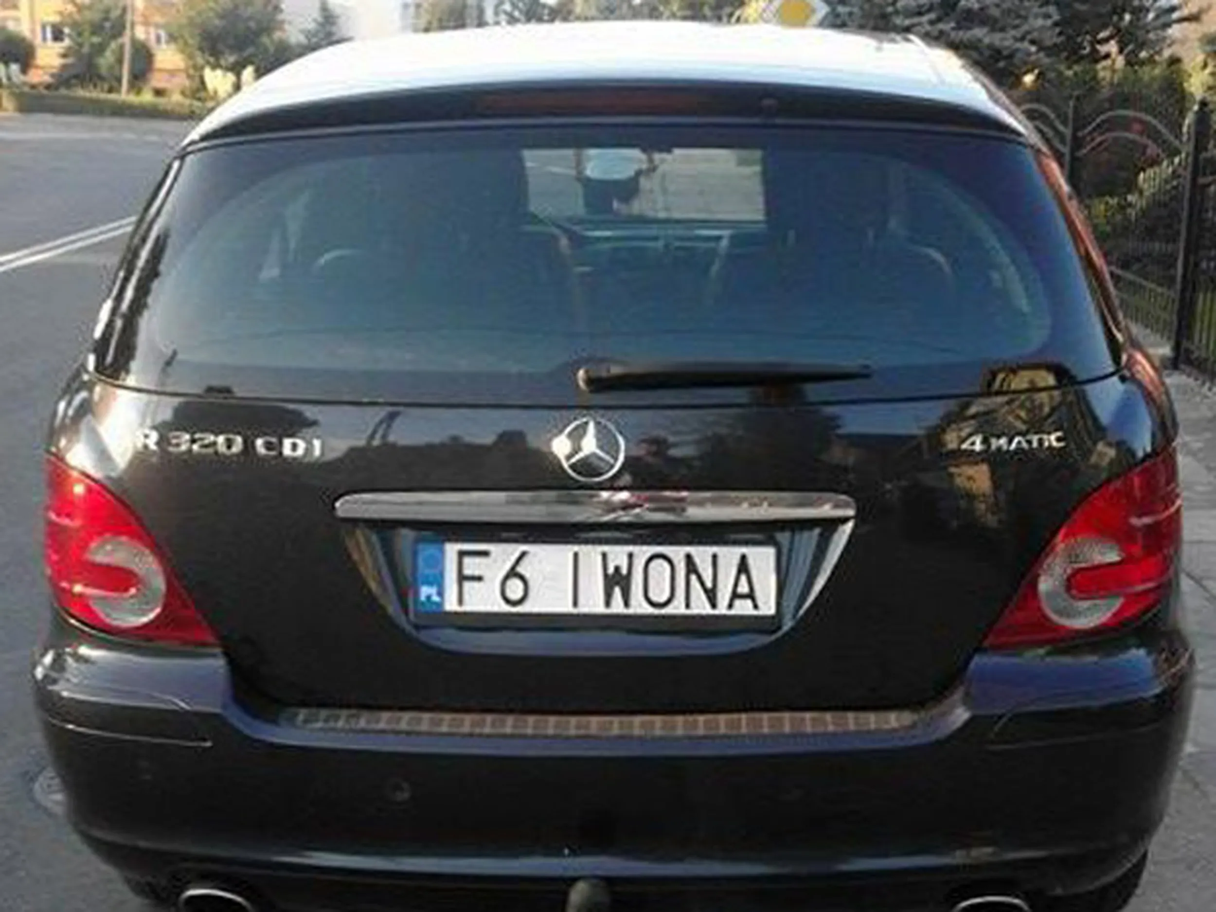 Fajny numer, blacha F6 IWONA