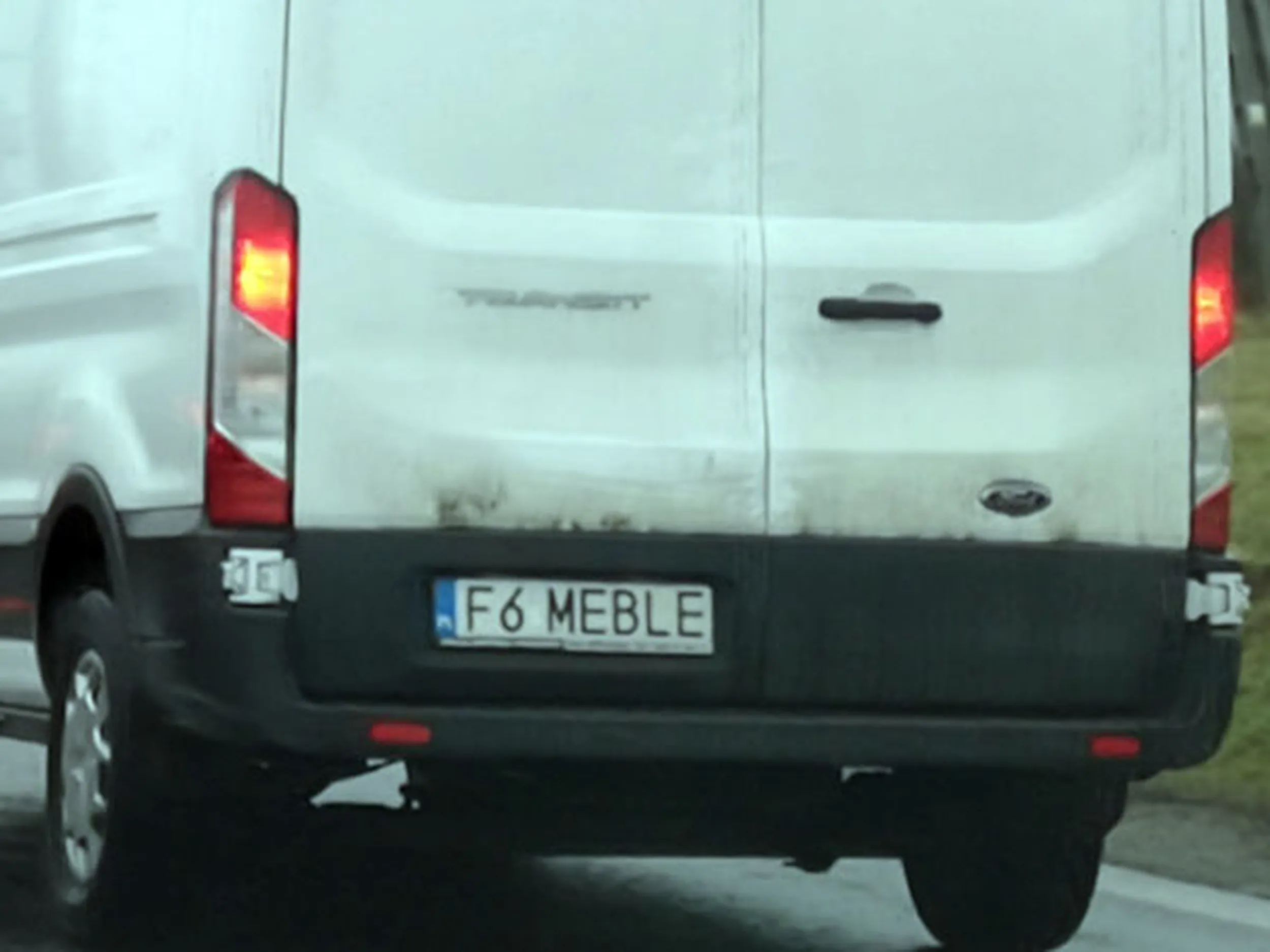 Fajny numer, blacha F6 MEBLE