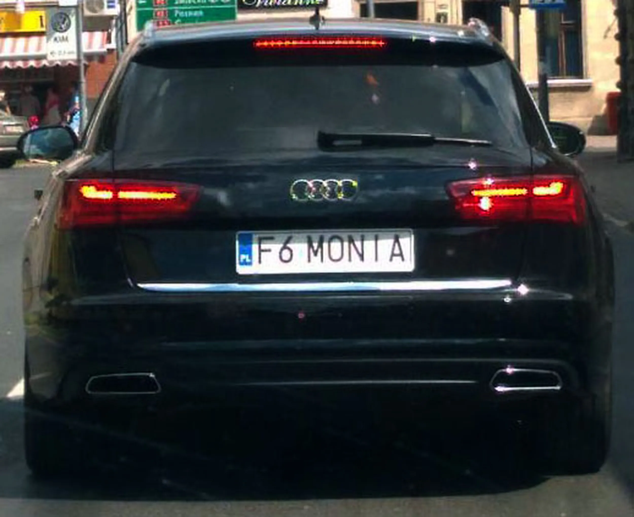 Fajny numer, blacha F6 MONIA